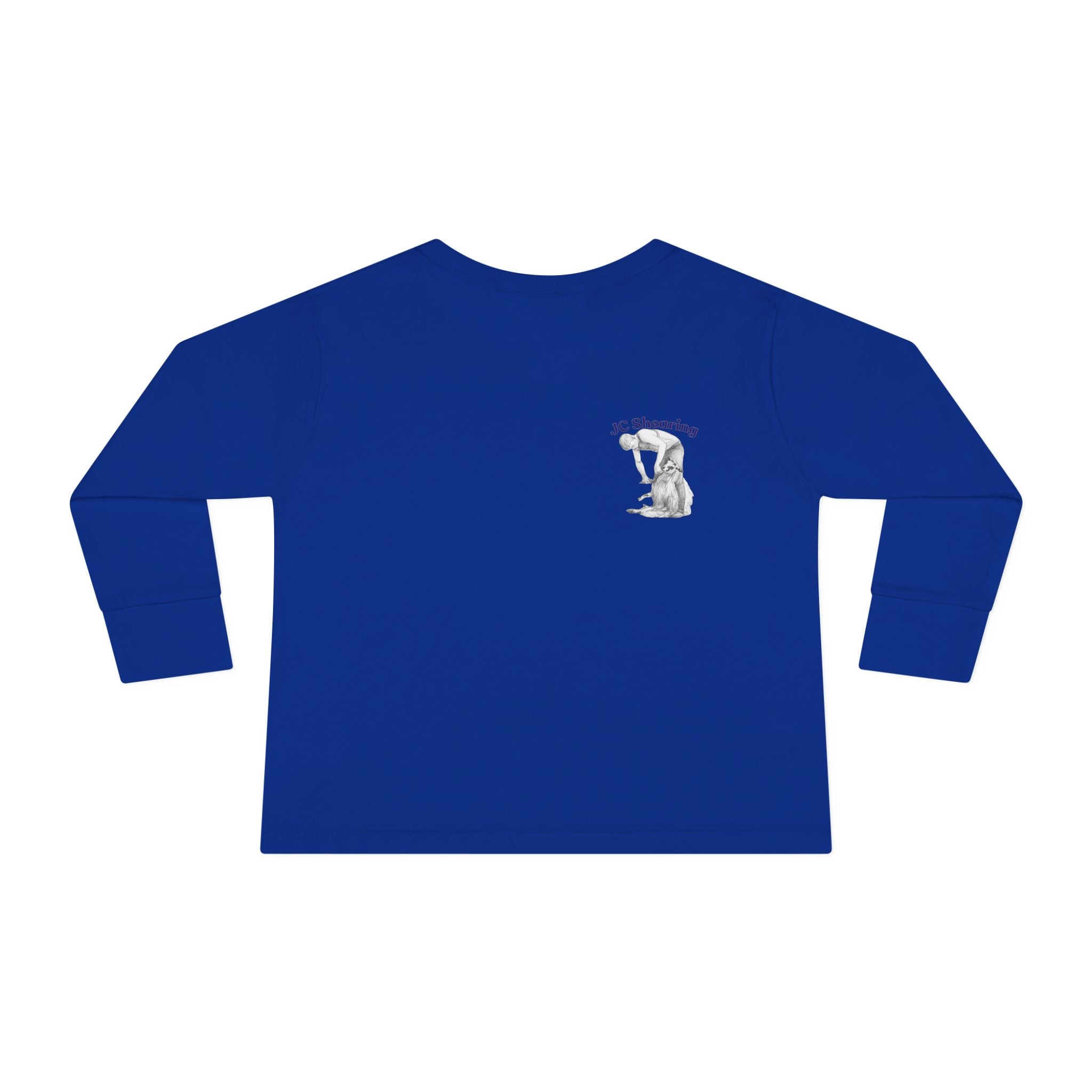 Toddler Long Sleeve Tee — Colorful Jumping Sheep Kids Shirt