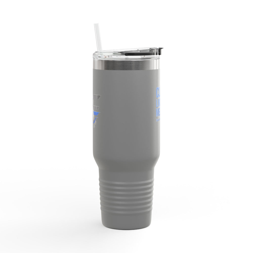 40oz Insulated Travel Mug — "Clip It Like You Mean It" Stainless Steel Tumbler