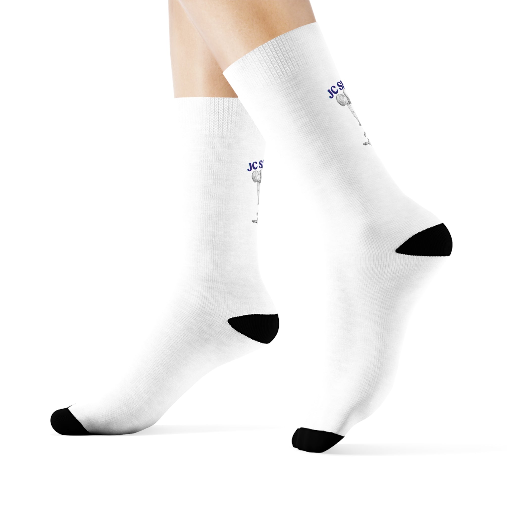 JC Shearing Crew Socks — Sheep Shearer Illustration