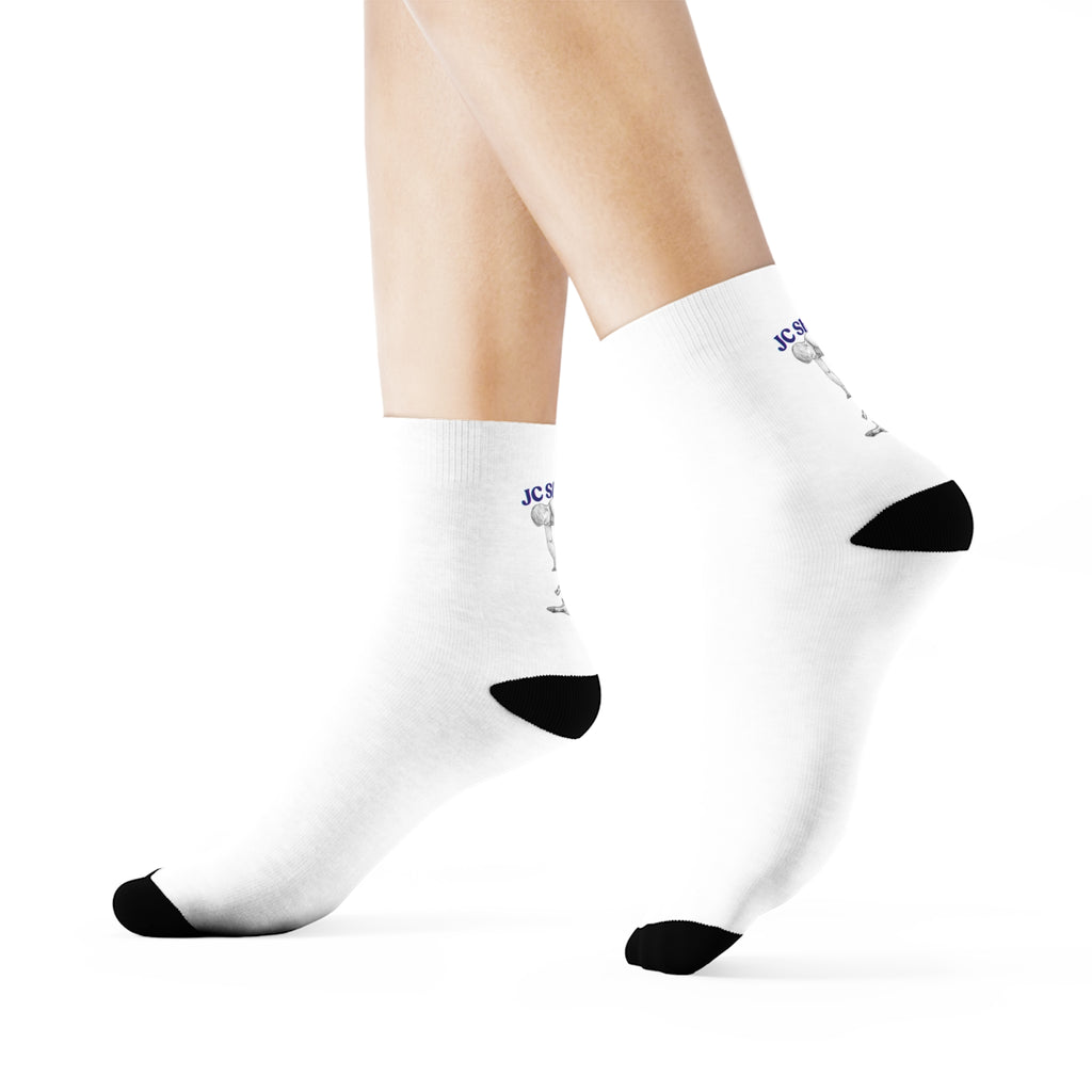 JC Shearing Crew Socks — Sheep Shearer Illustration