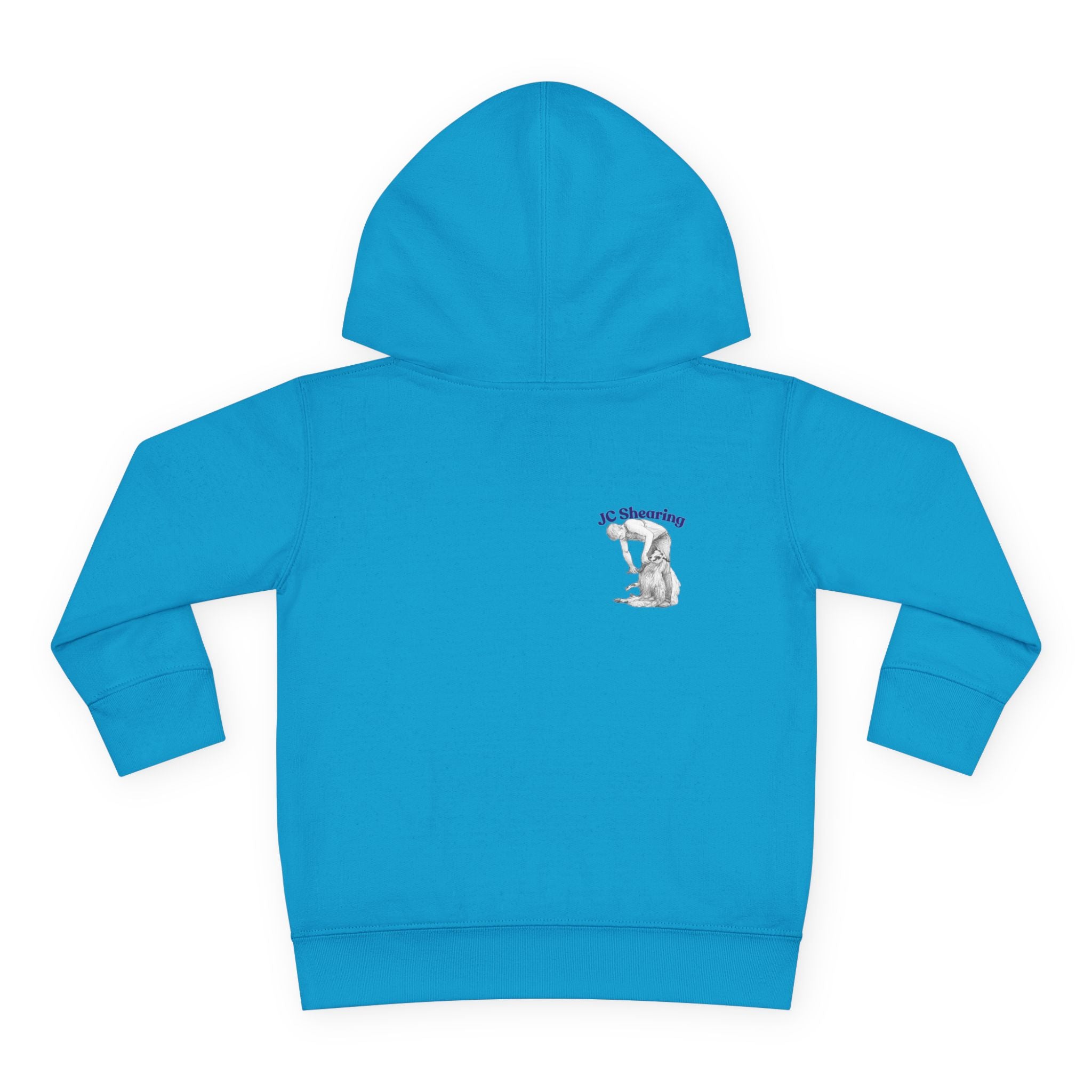 Toddler Hoodie — Cute Farm Tractor with Puppy & Sheep Kids Pullover