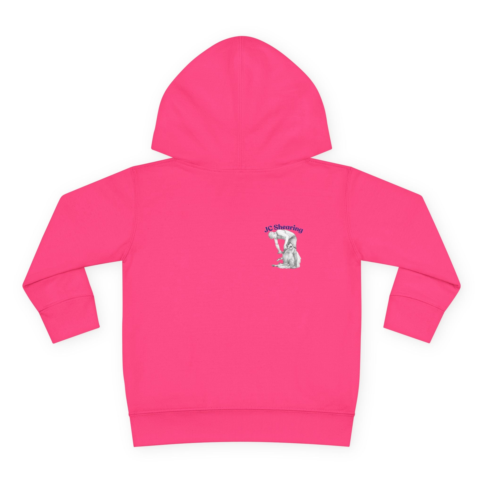 Toddler Hoodie — Cute Farm Tractor with Puppy & Sheep Kids Pullover