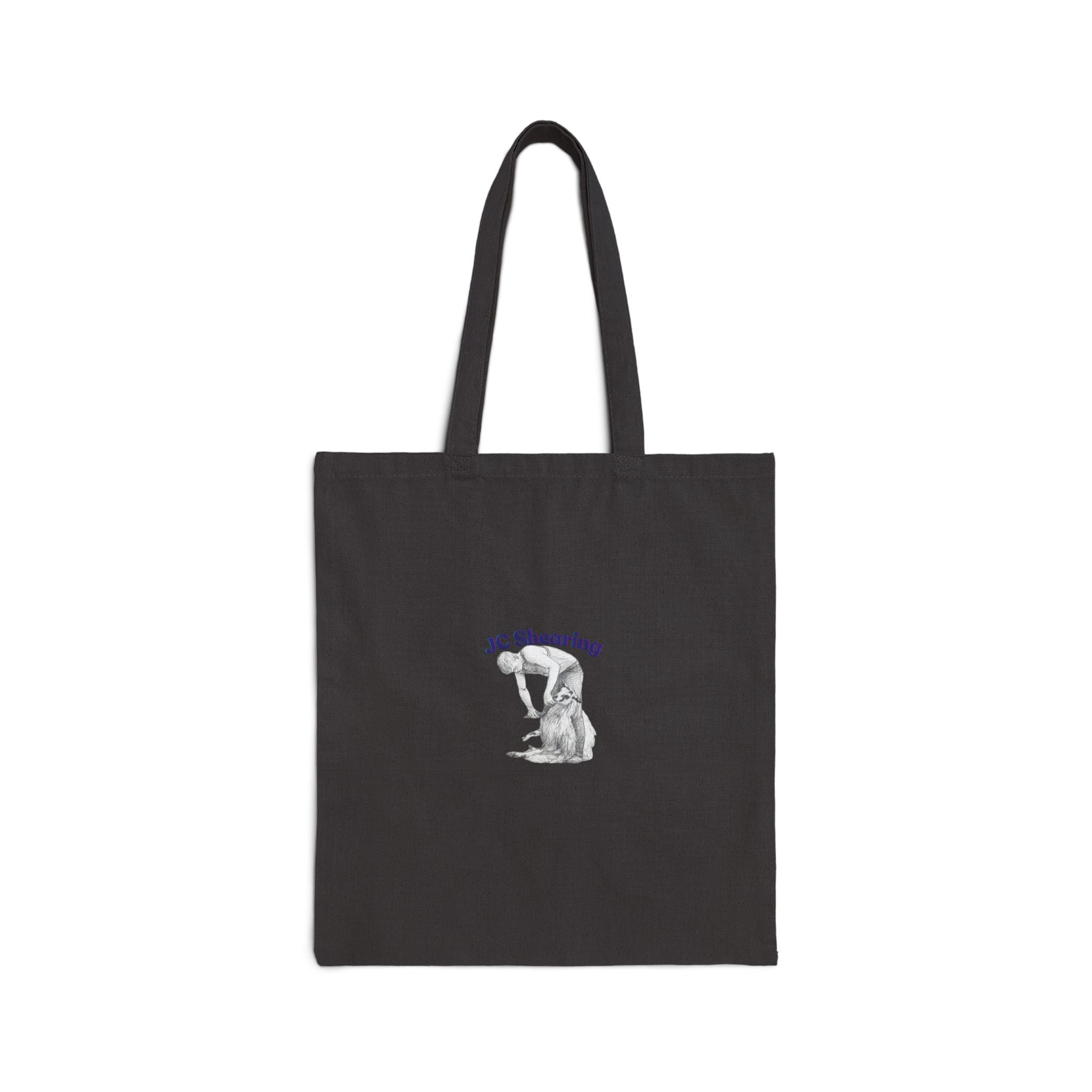 Canvas Tote Bag — 'Say Hi to Perky' Farm Animal Eco Grocery Tote