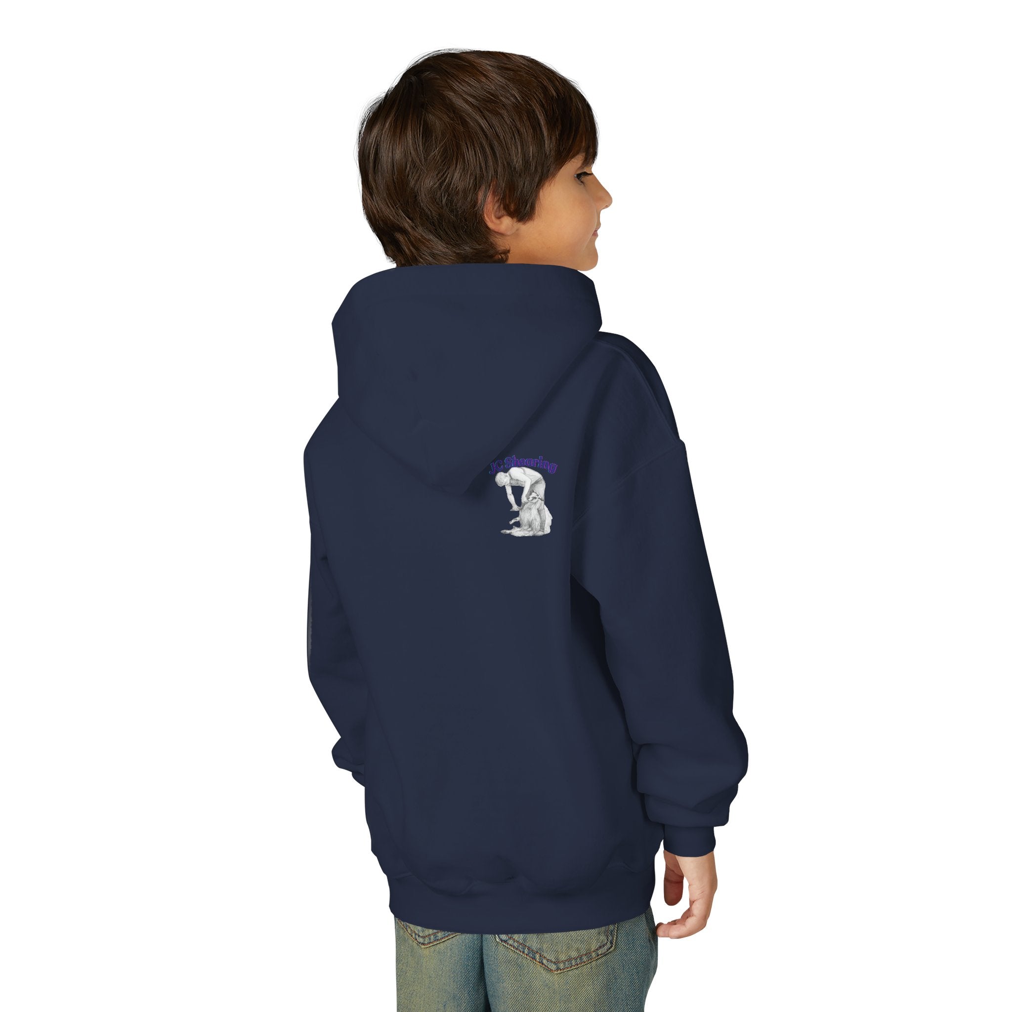 Kids Sheep Hoodie — Colorful Jumping Lambs Graphic Youth Hooded Sweatshirt
