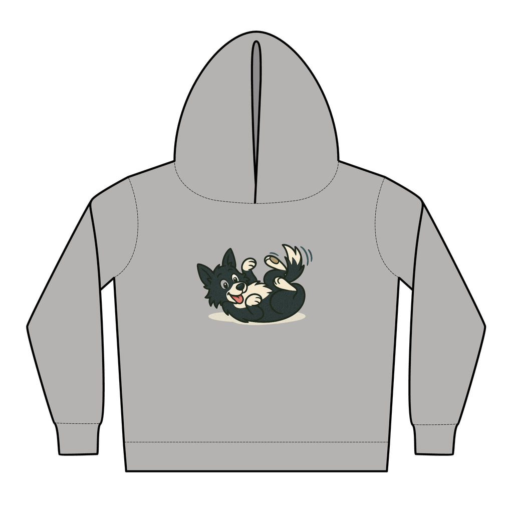 Toddler Hoodie — Cute Red Car Cartoon with 'What kind of cars do sheep drive?' Graphic