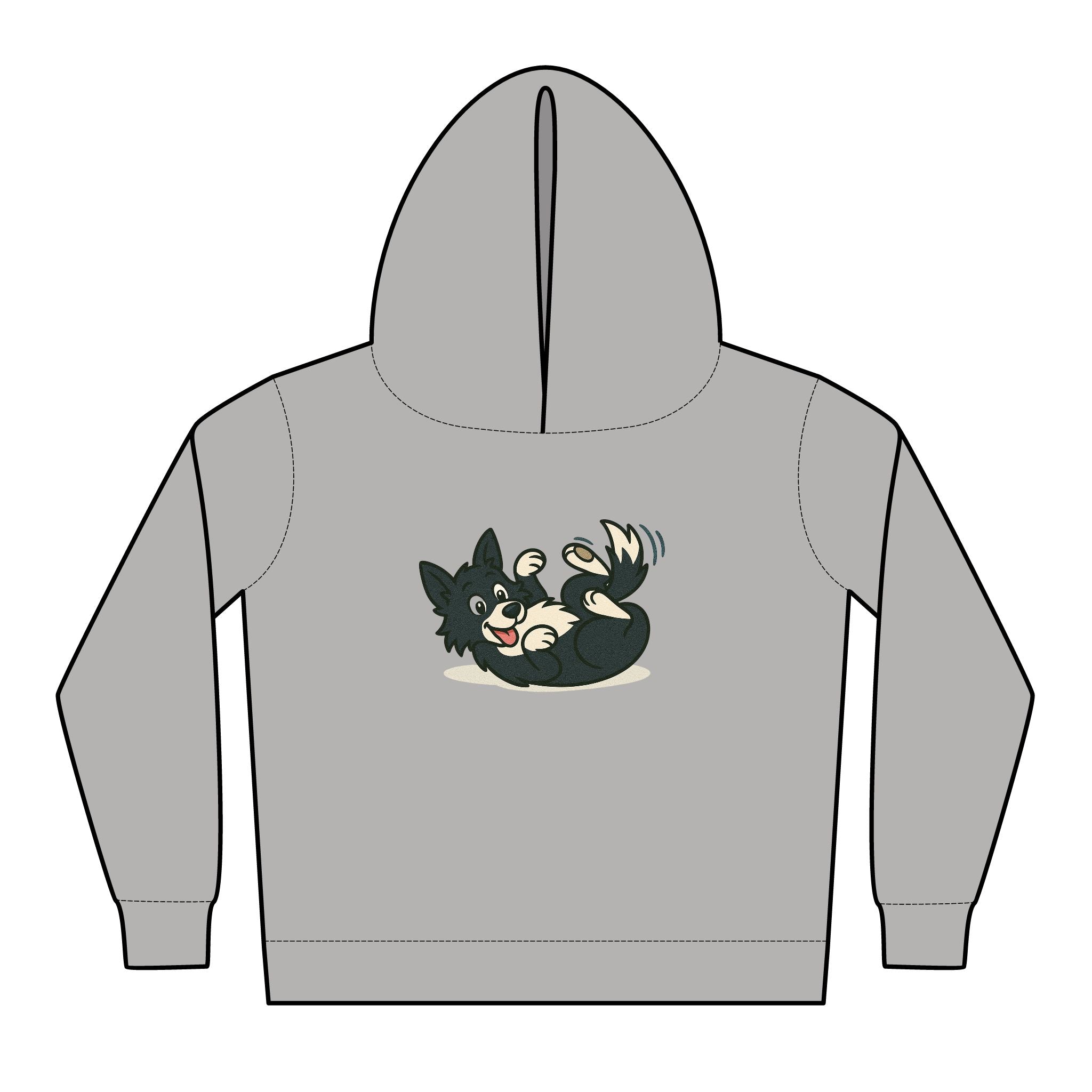 Toddler Hoodie — Cute Red Car Cartoon with 'What kind of cars do sheep drive?' Graphic