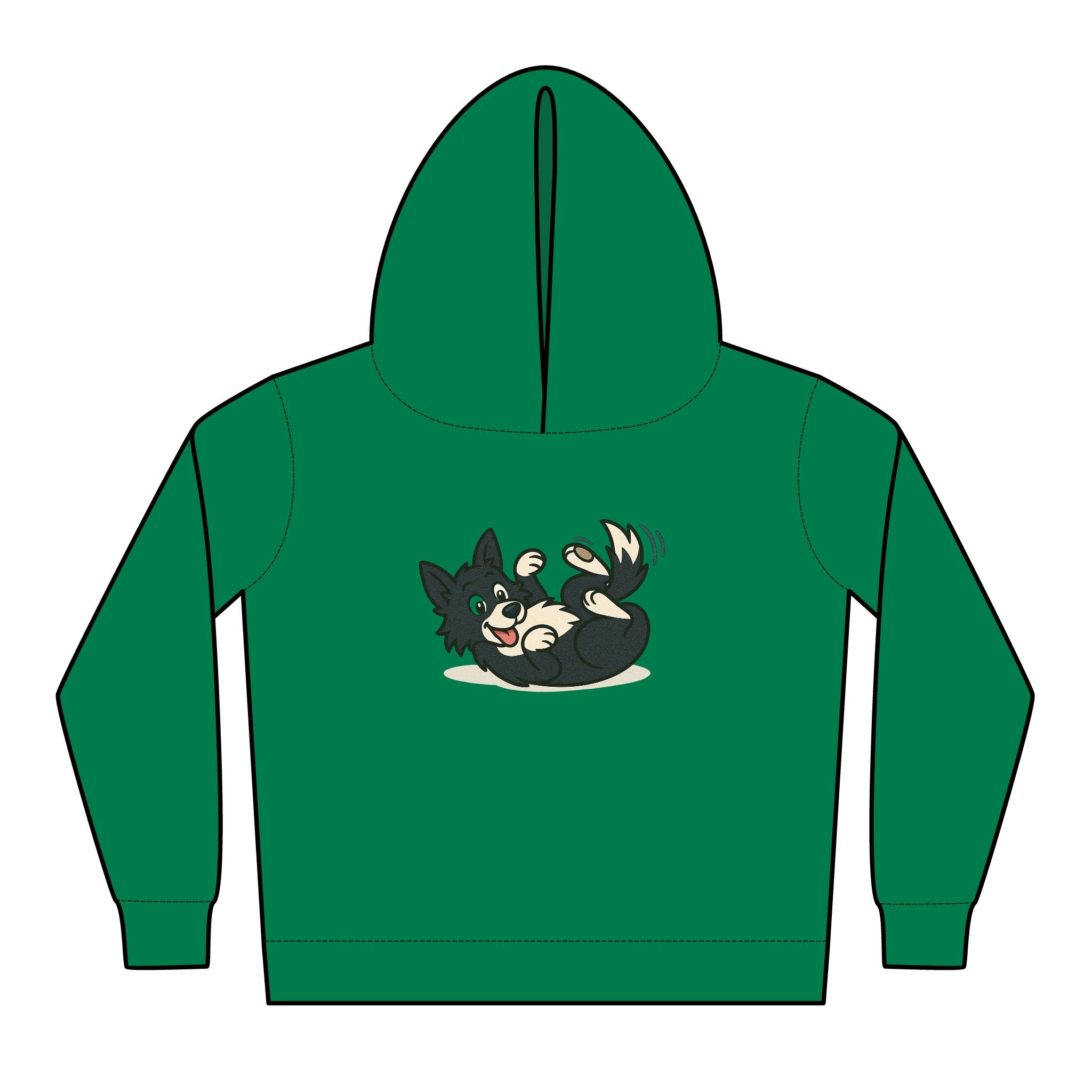 Toddler Hoodie — Cute Red Car Cartoon with 'What kind of cars do sheep drive?' Graphic