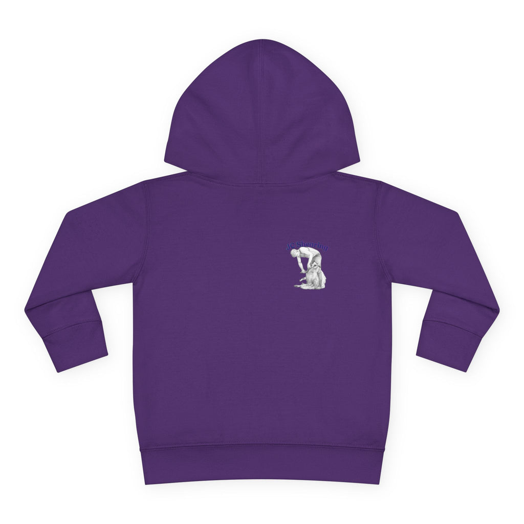 Toddler Hoodie - "Say Hi to Perky" Cute Farm Animal Pullover for Kids