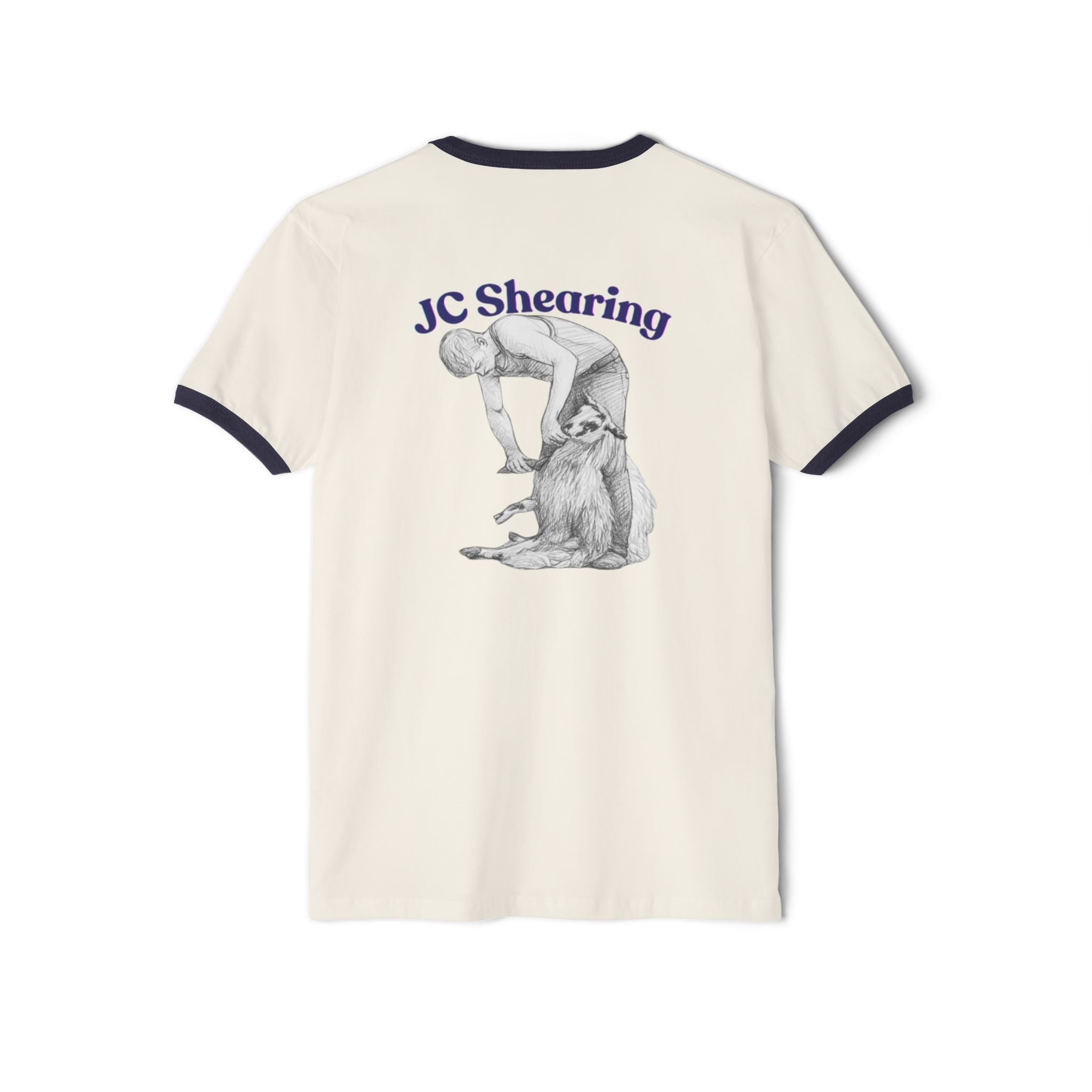 JC Shearing Sheep Ringer T-Shirt