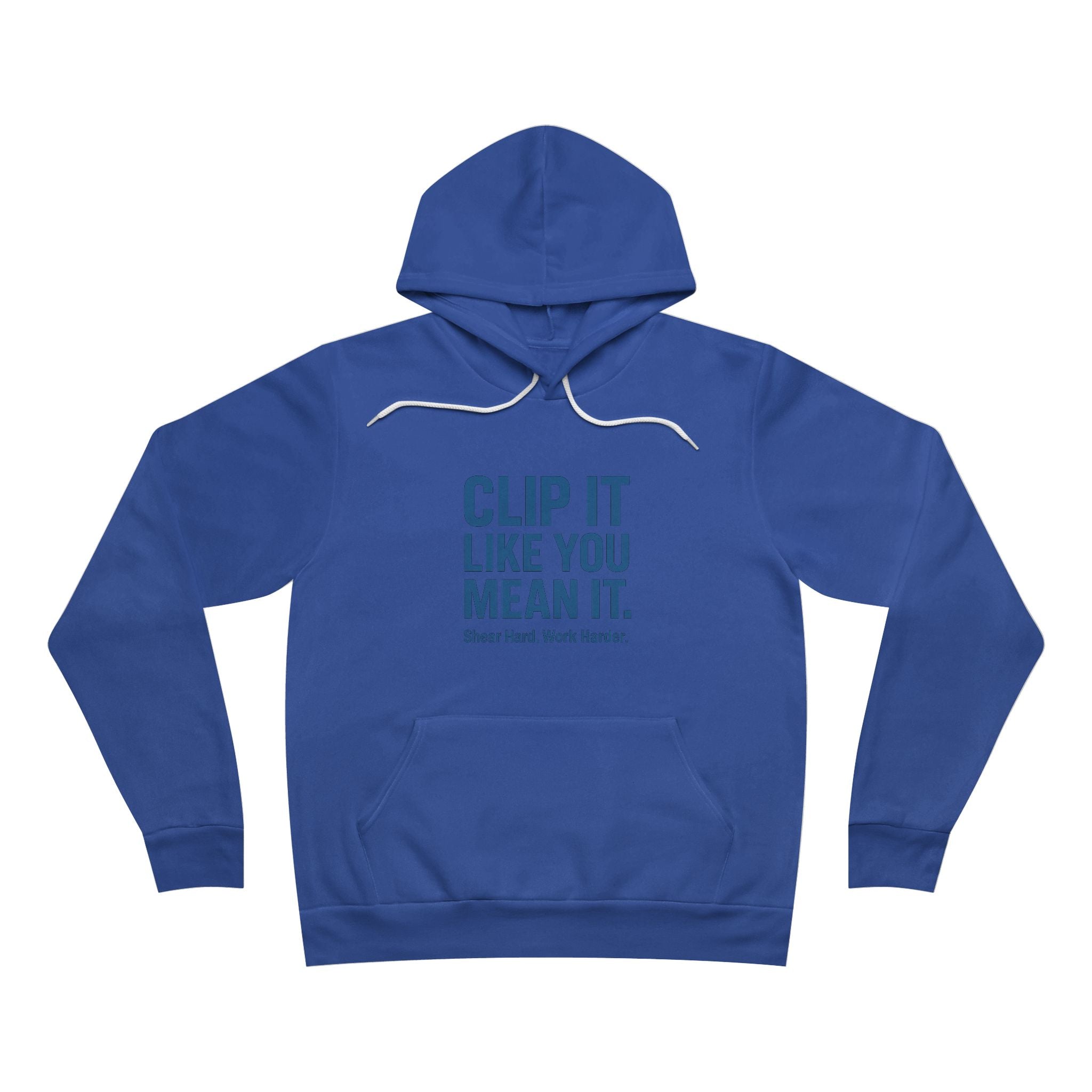 Hoodie – "Clip It Like You Mean It" Workwear Pullover (Fishing & Shipping Crew)