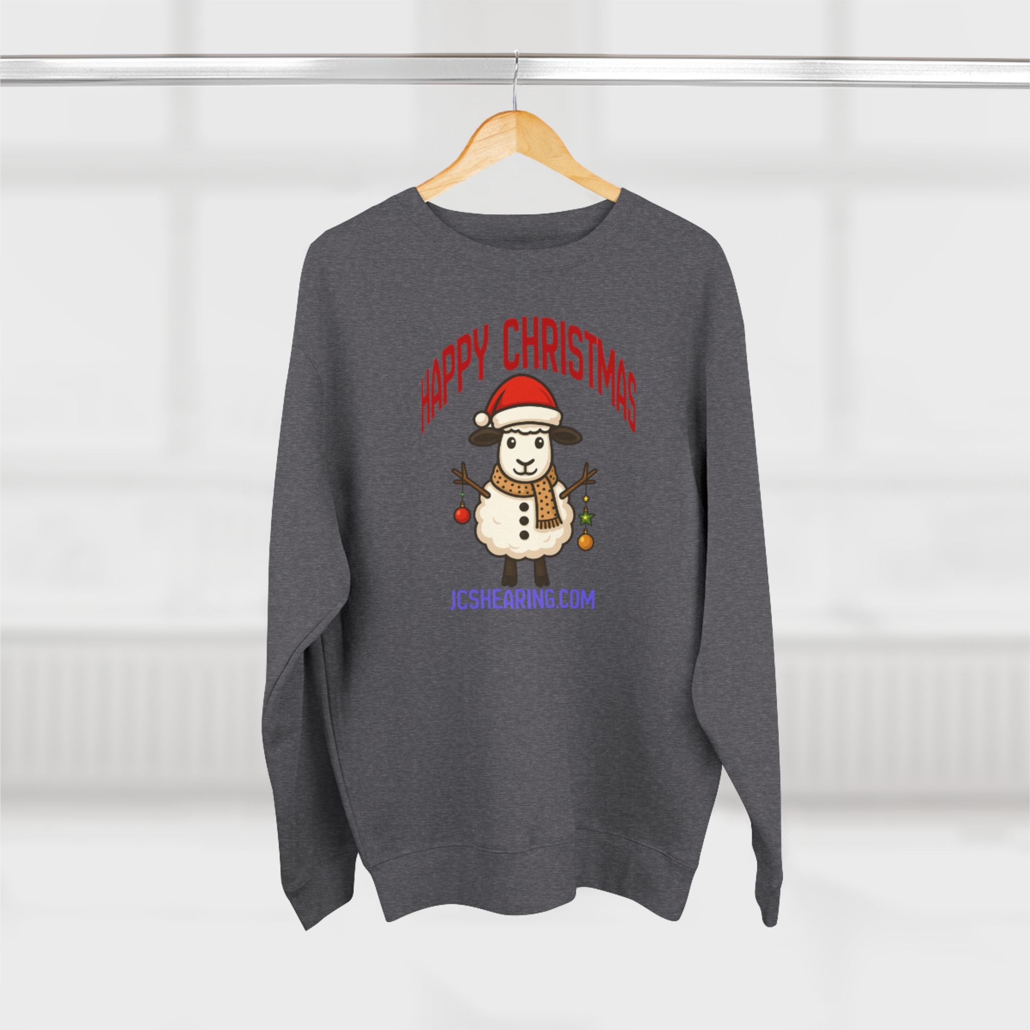 Happy Christmas Snowman Crewneck Sweatshirt
