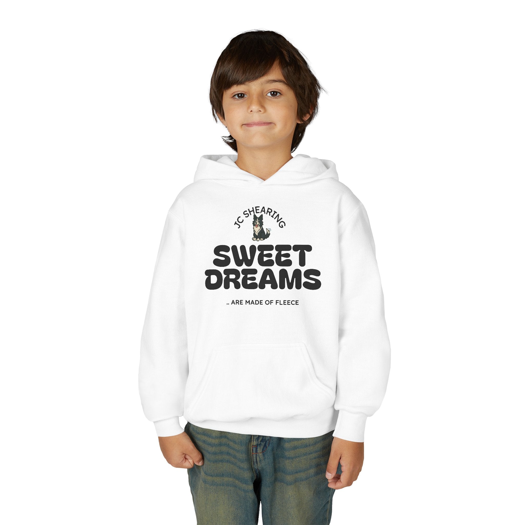 Youth Hoodie - "Sweet Dreams" Soft Illustration Pullover (JC Shearing)