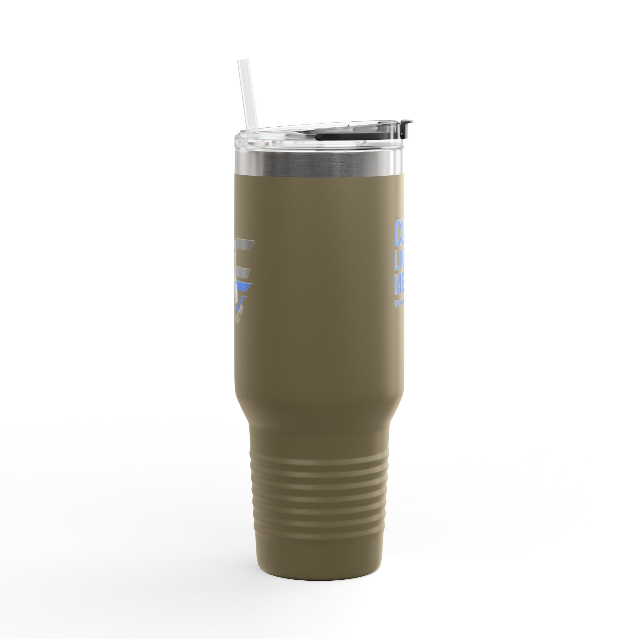 40oz Insulated Travel Mug — "Clip It Like You Mean It" Stainless Steel Tumbler