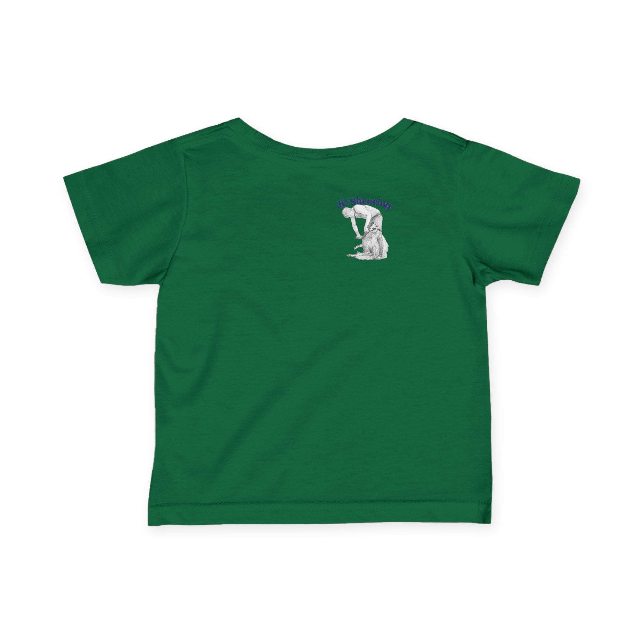 Infant Tee — Cute Farm Tractor with Dog & Sheep Baby Shirt