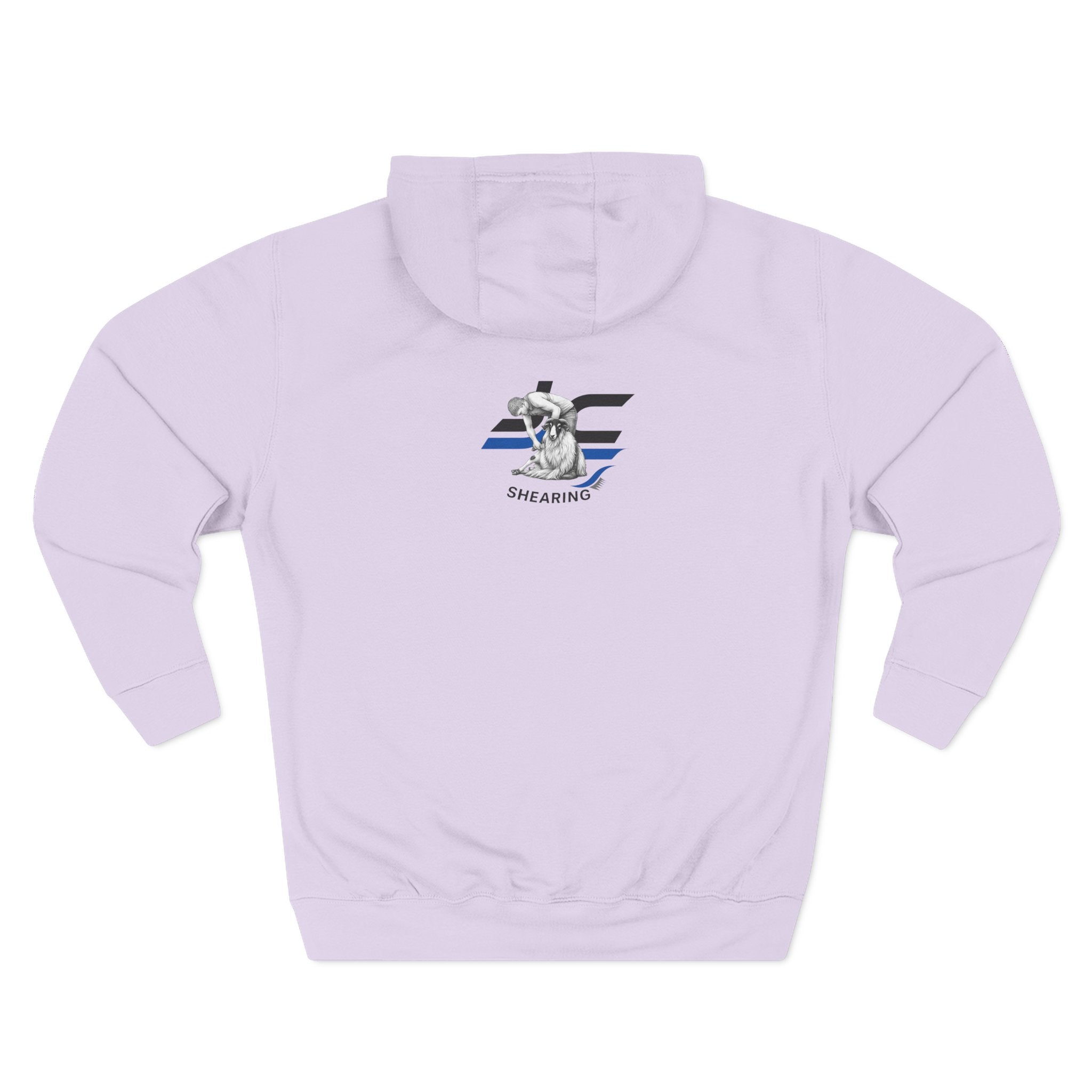 Hoodie — "Zero Fluff Given" Funny Skiing Pullover