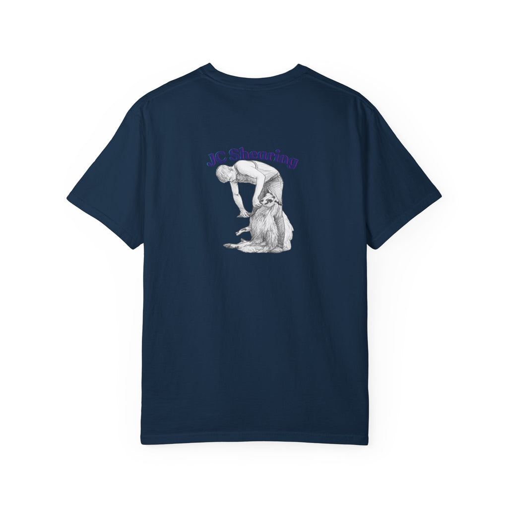 JC Monogram Chest Logo T-Shirt — Minimalist White Graphic Tee