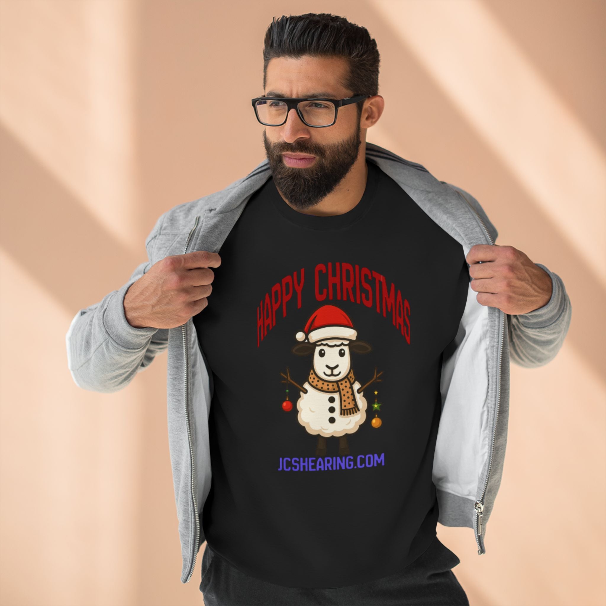 Happy Christmas Snowman Crewneck Sweatshirt