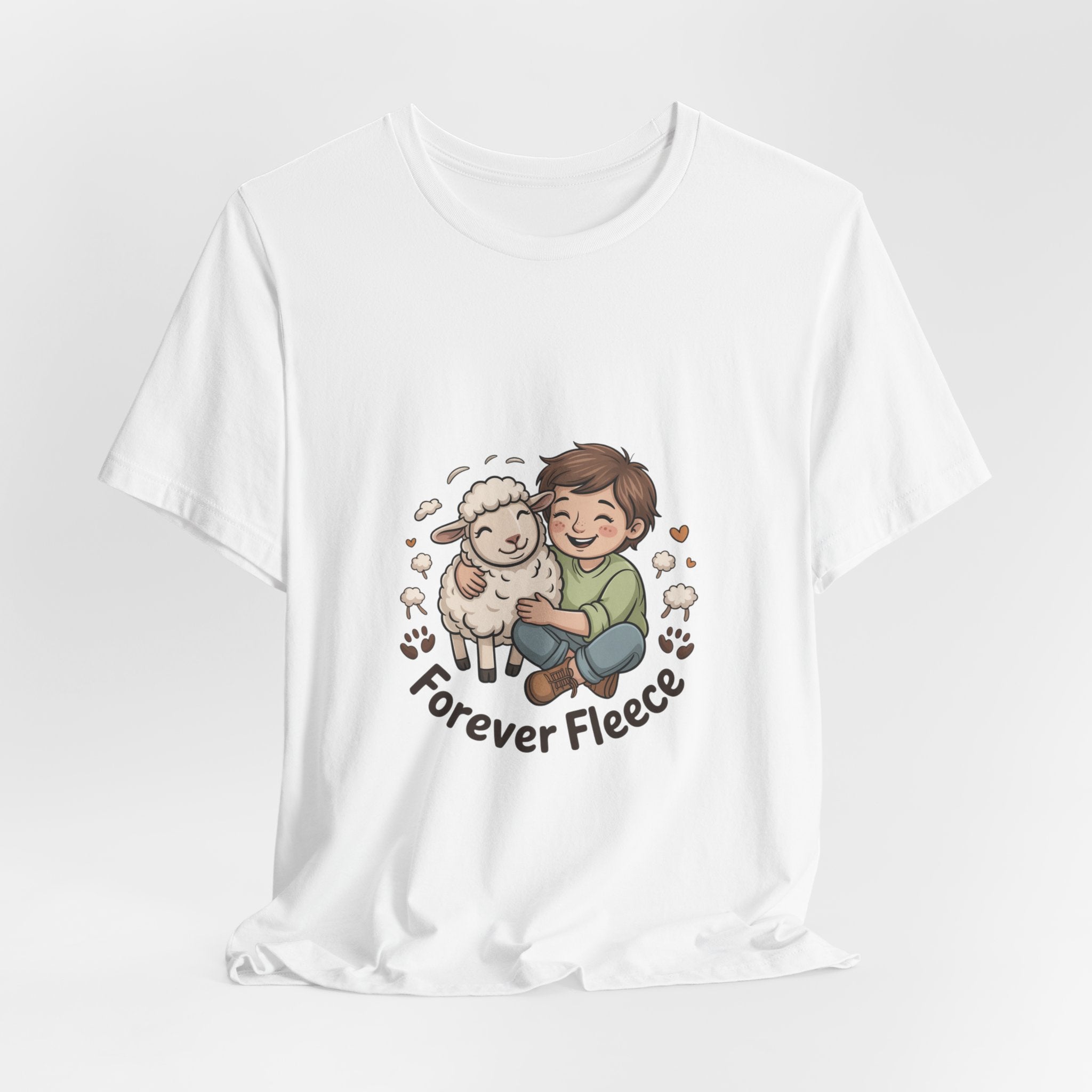 Forever Fleece Tee | Senior Sheep Shirt, Matching Human–Pet Holiday