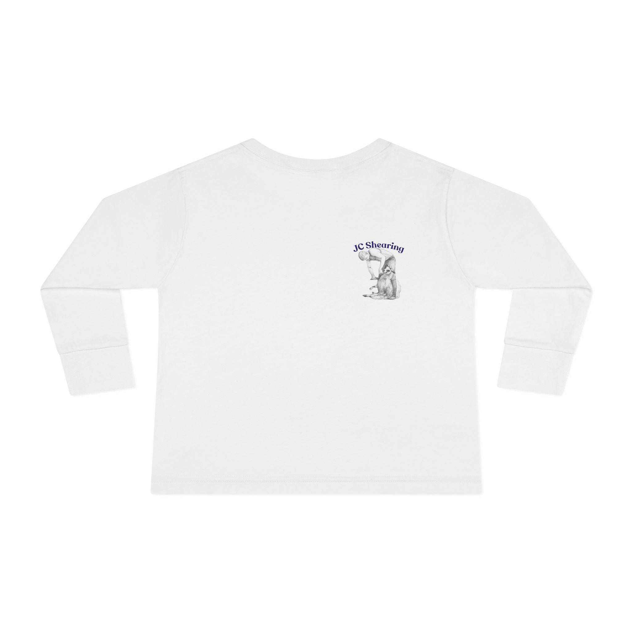 Toddler Long Sleeve Tee — Colorful Jumping Sheep Kids Shirt