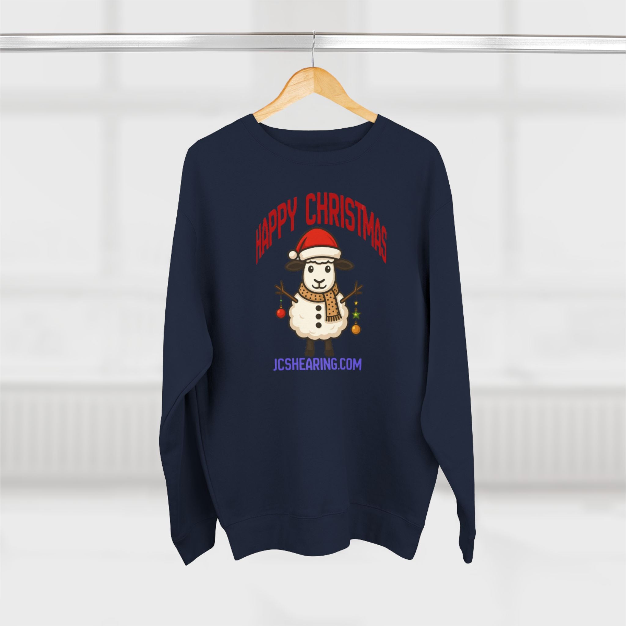 Happy Christmas Snowman Crewneck Sweatshirt