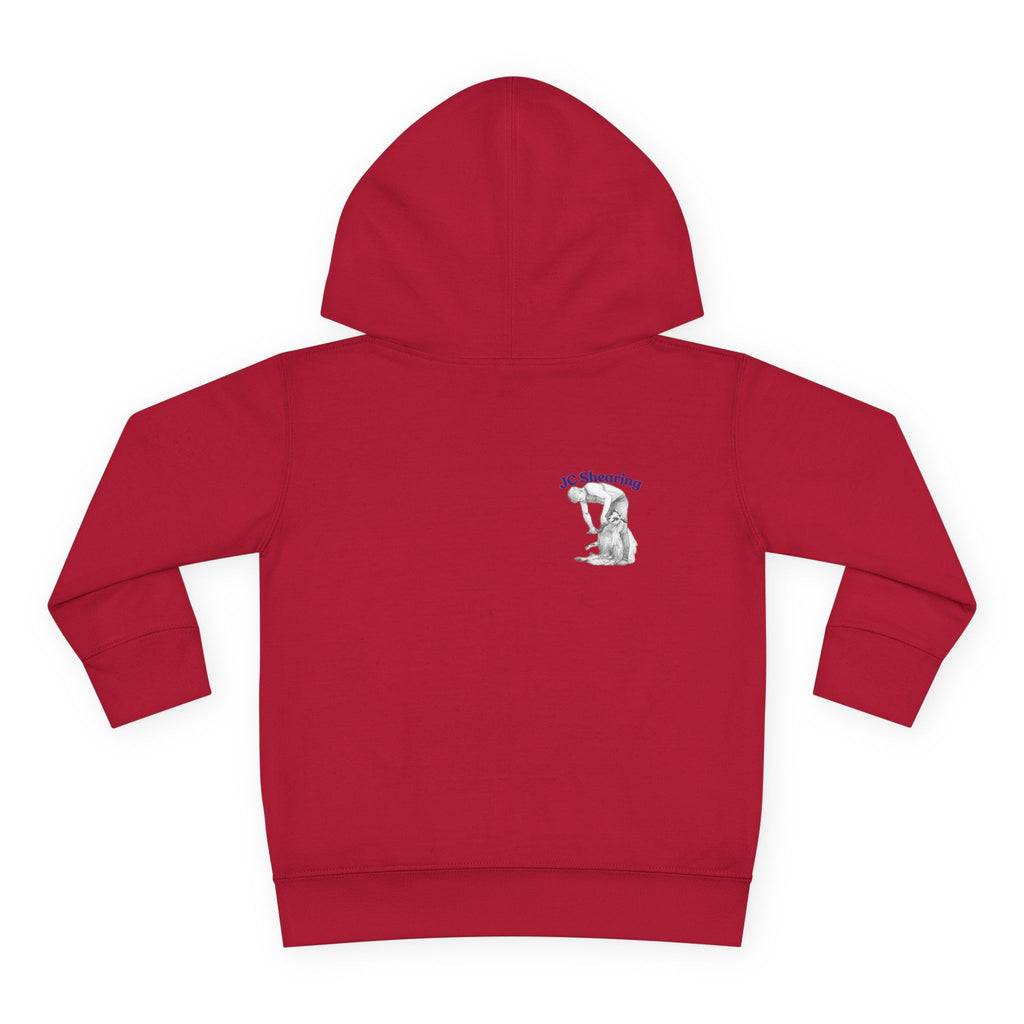 Toddler Hoodie - "Say Hi to Perky" Cute Farm Animal Pullover for Kids