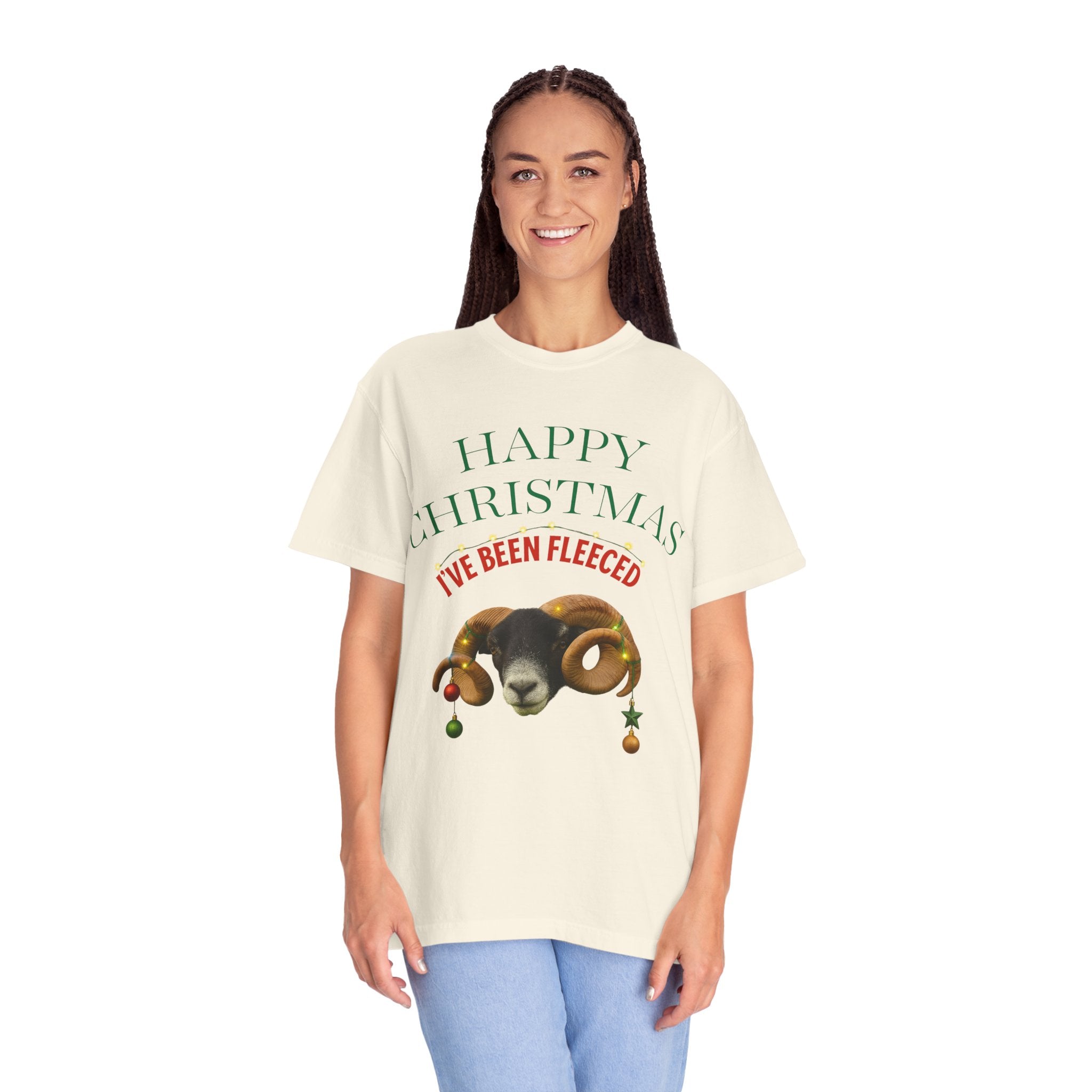 Christmas 'I've Been Fleeced' Ram T-Shirt