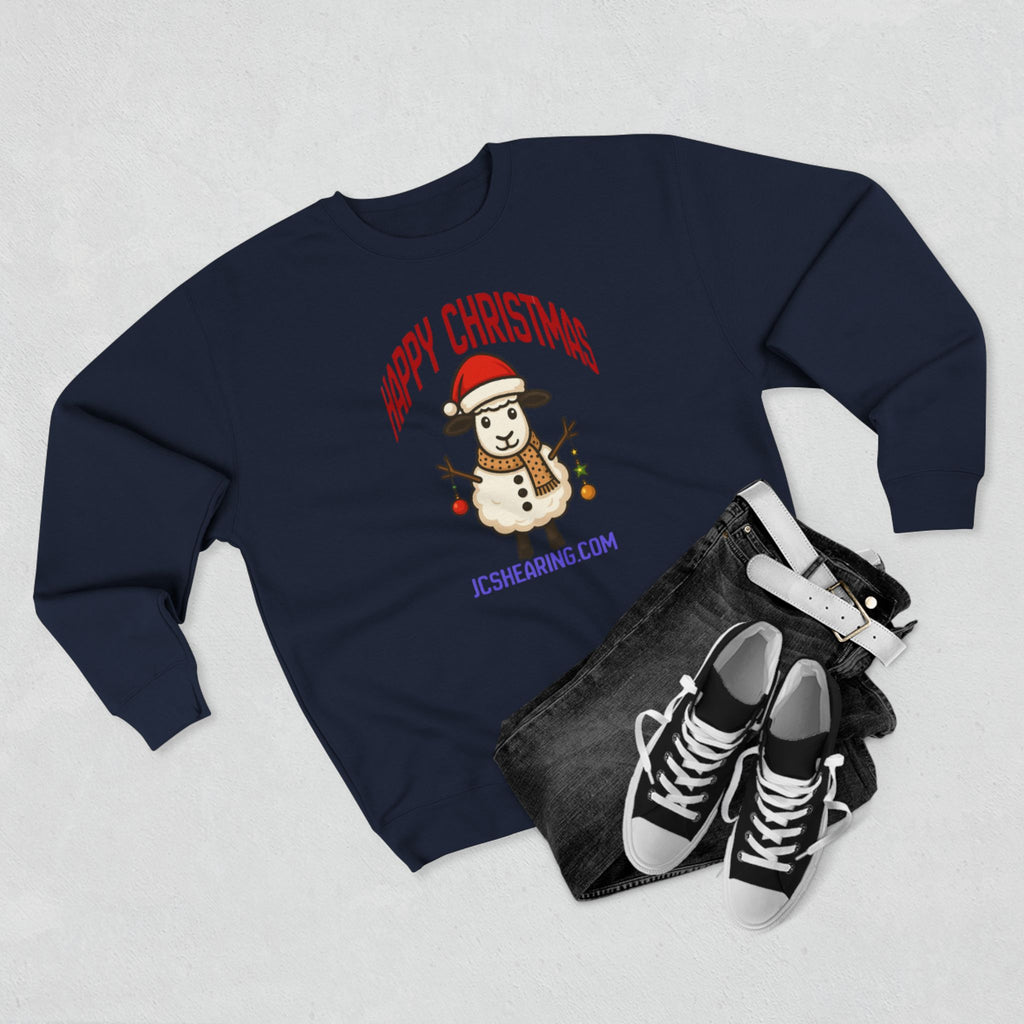 Happy Christmas Snowman Crewneck Sweatshirt