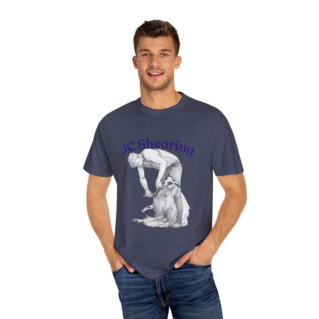 JC Monogram Chest Logo T-Shirt — Minimalist White Graphic Tee