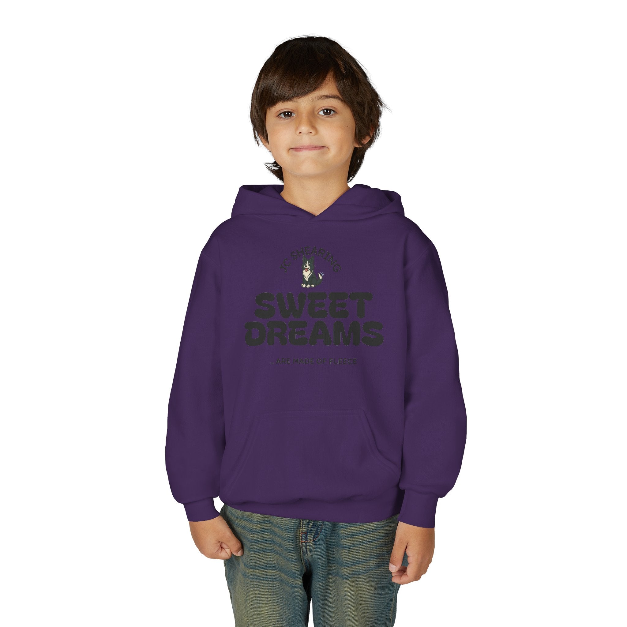 Youth Hoodie - "Sweet Dreams" Soft Illustration Pullover (JC Shearing)