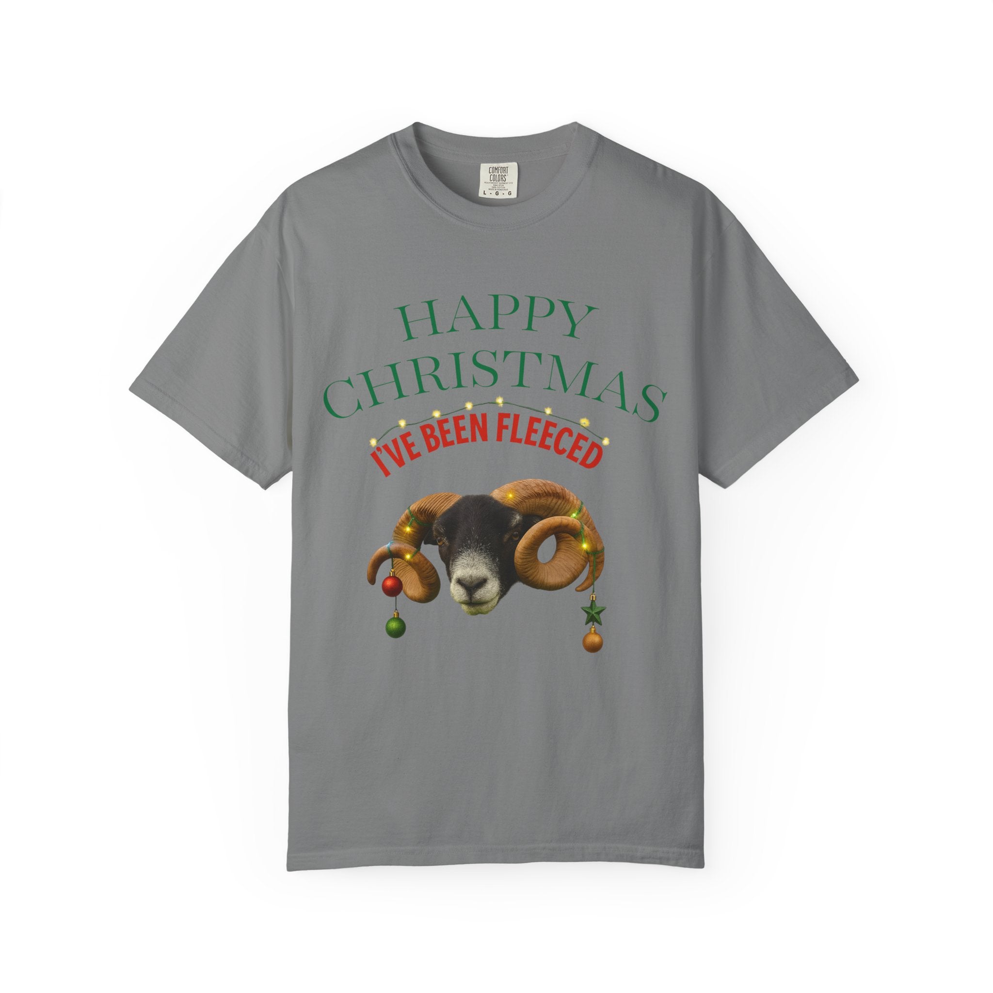 Christmas 'I've Been Fleeced' Ram T-Shirt