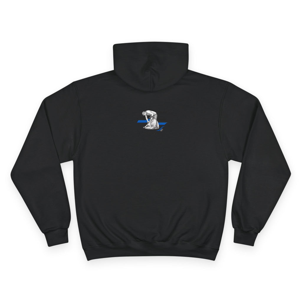 Champion Hoodie — "Clip It Like You Mean It" Shear Hard Work Hard Graphic Hoodie