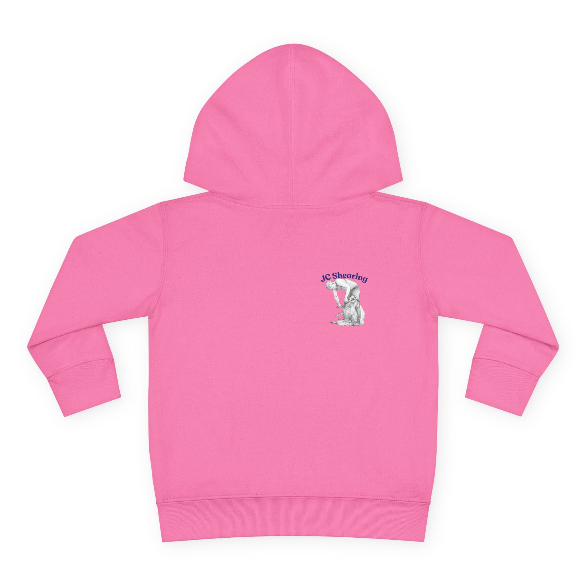Toddler Hoodie — Cute Farm Tractor with Puppy & Sheep Kids Pullover