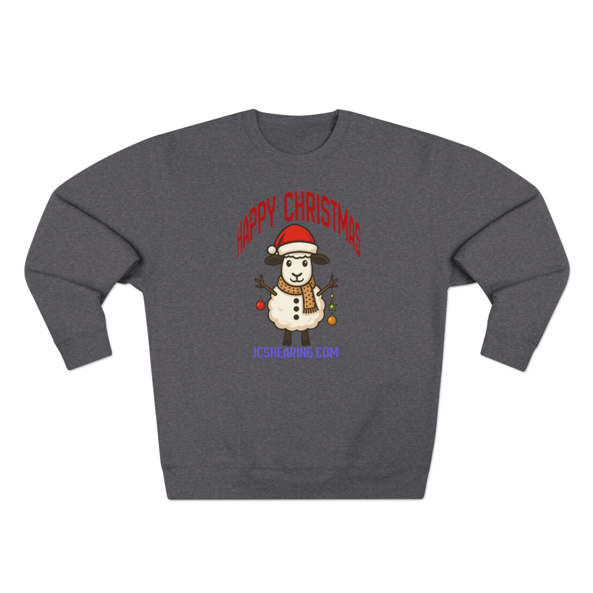 Happy Christmas Snowman Crewneck Sweatshirt