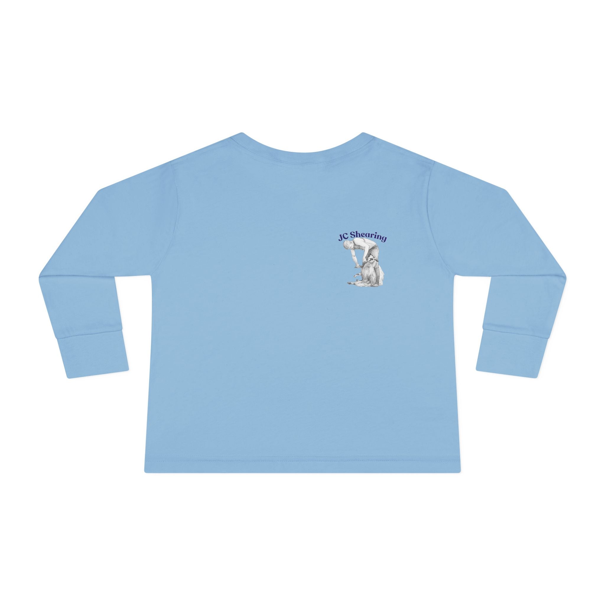 Toddler Long Sleeve Tee — Colorful Jumping Sheep Kids Shirt