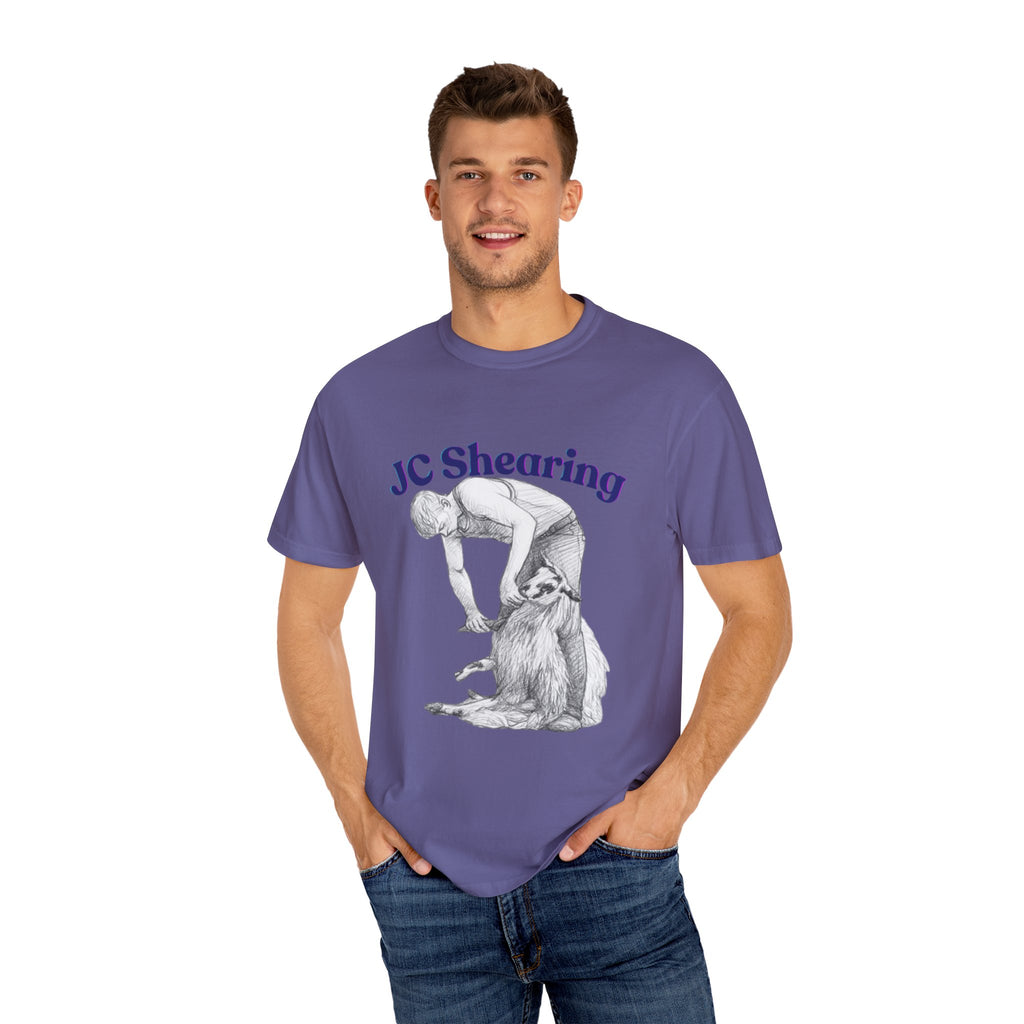 JC Monogram Chest Logo T-Shirt — Minimalist White Graphic Tee