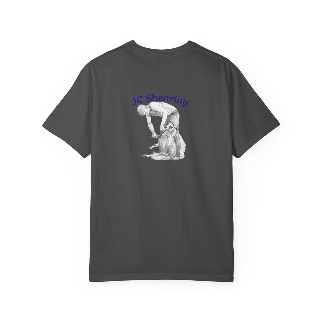 JC Monogram Chest Logo T-Shirt — Minimalist White Graphic Tee