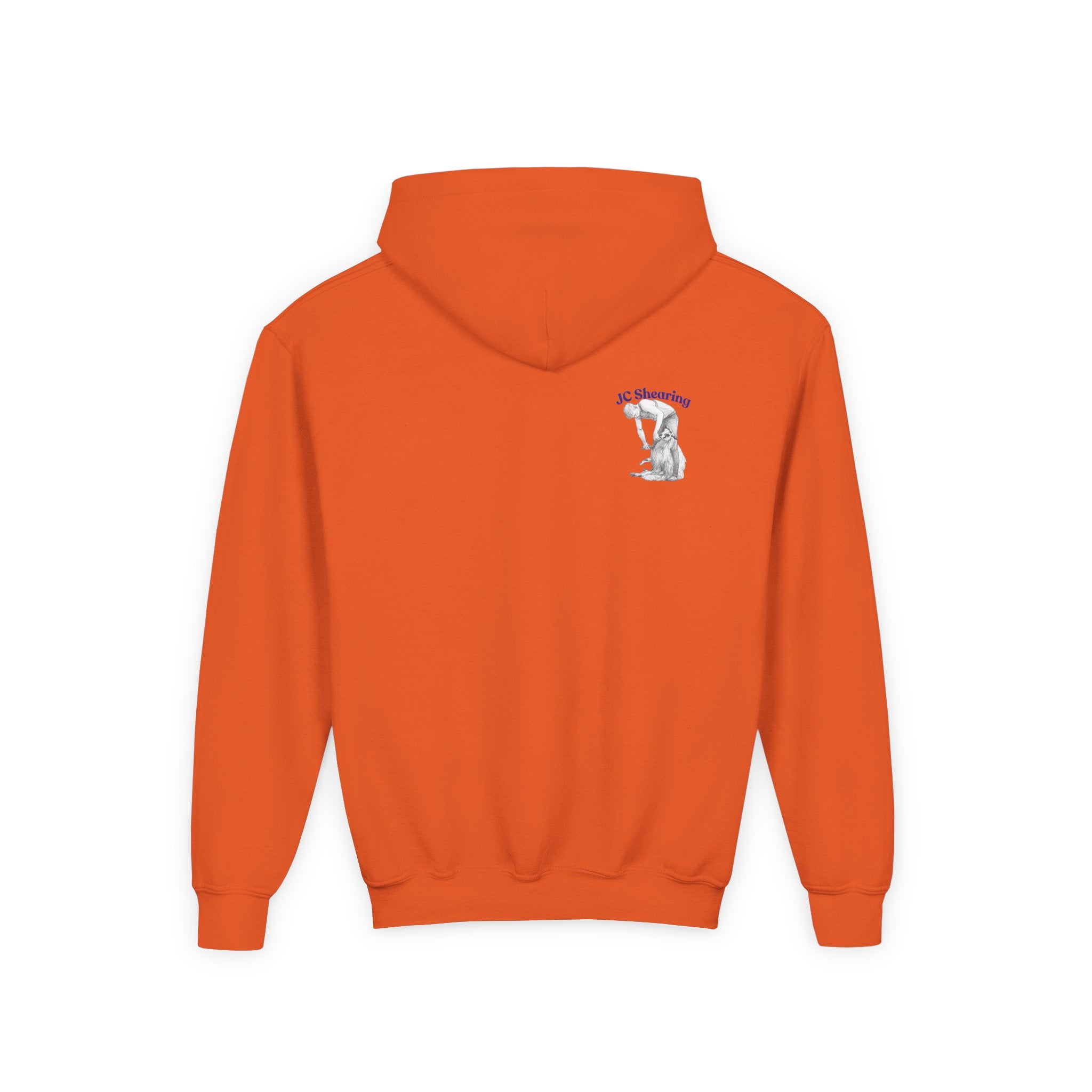 Youth Hoodie — "Say Hi to Perky" Cute Cartoon Sheep & Dog Kids Hooded Sweatshirt