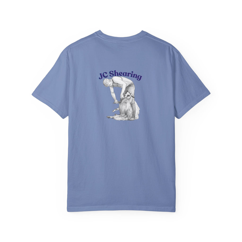 JC Monogram Chest Logo T-Shirt — Minimalist White Graphic Tee