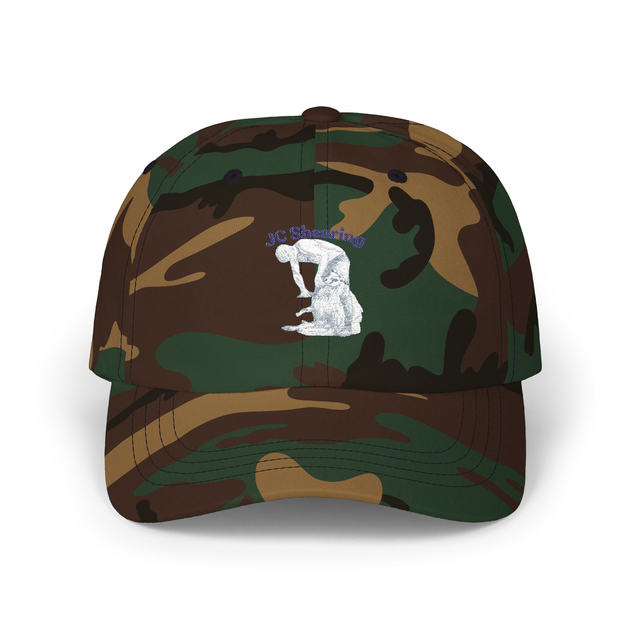 Classic Dad Cap — 'JC Shearing' Vintage Rabbit Embroidered Hat