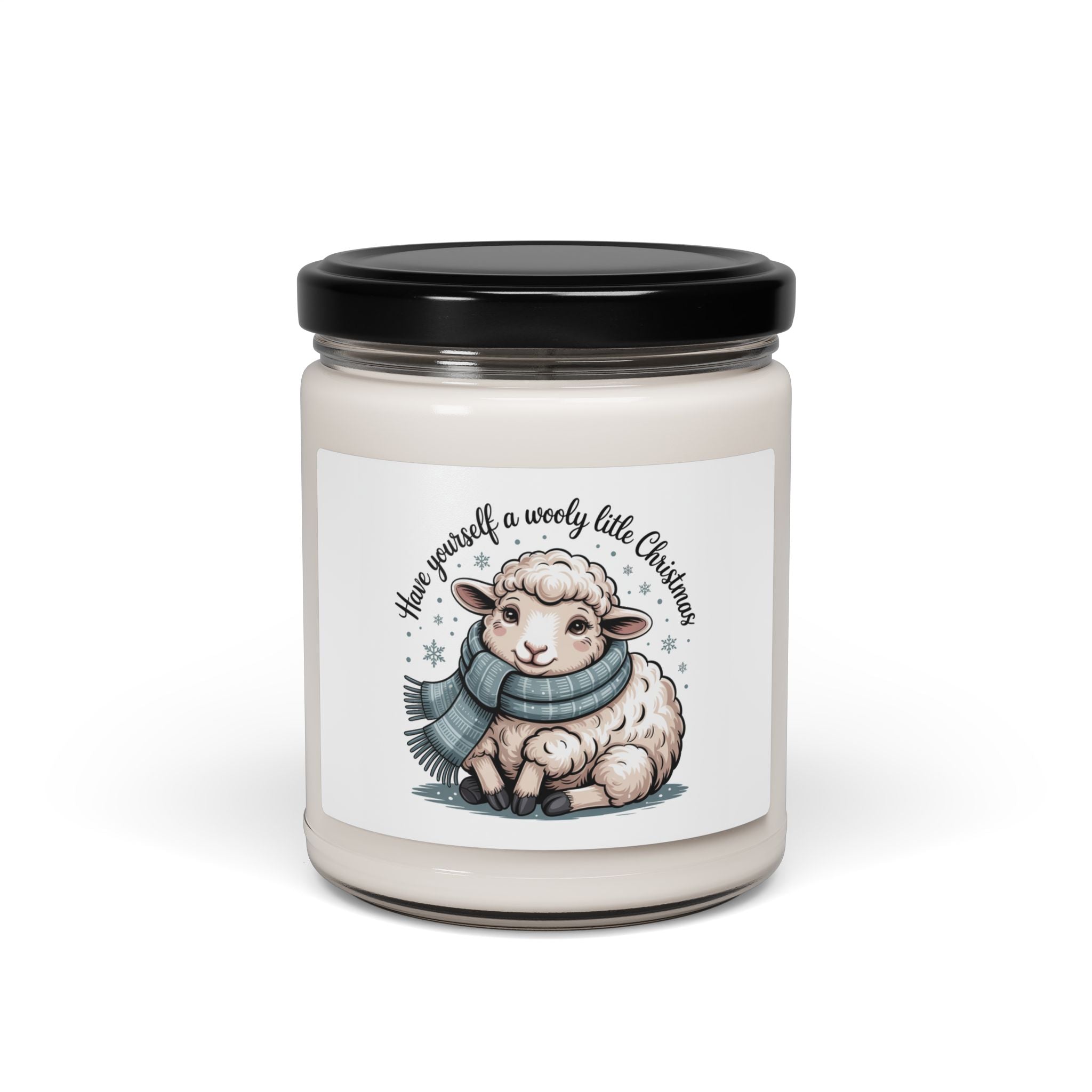 Cozy Capybara Winter Candle, Scented Soy 9oz | Cozy Animal Merch
