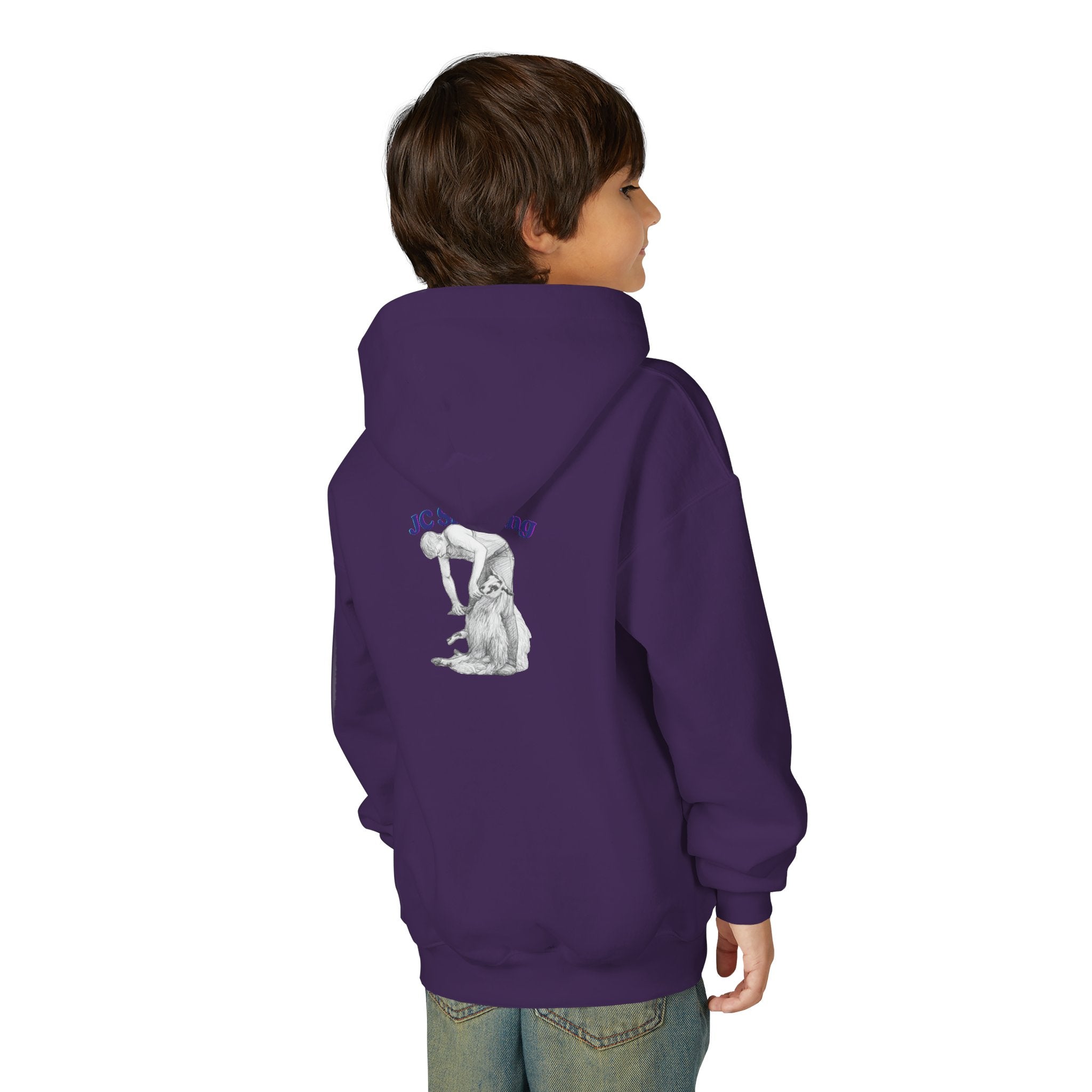 Youth Hoodie - "Sweet Dreams" Soft Illustration Pullover (JC Shearing)
