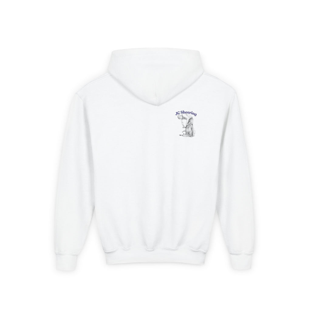Kids Sheep Hoodie — Colorful Jumping Lambs Graphic Youth Hooded Sweatshirt
