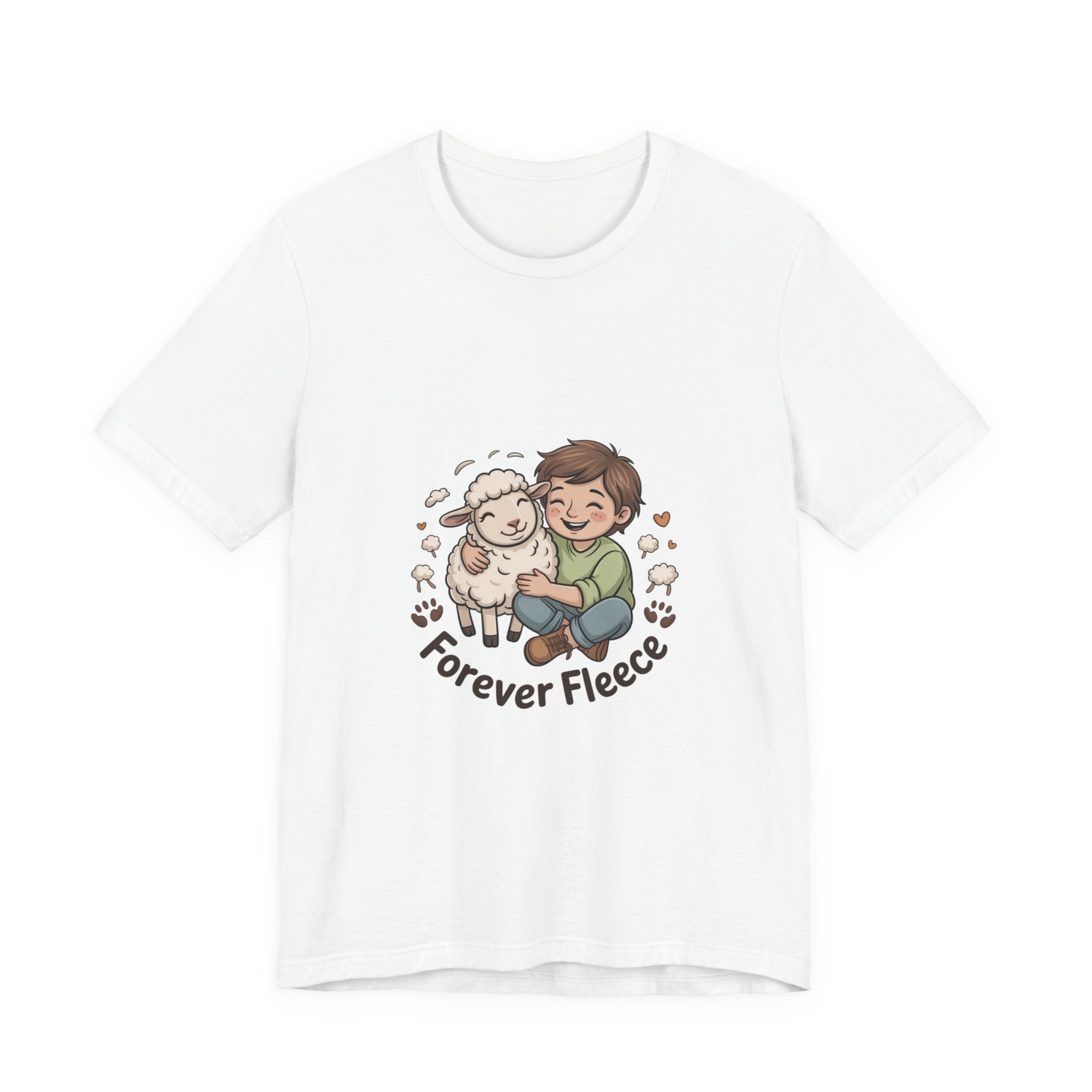 Forever Fleece Tee | Senior Sheep Shirt, Matching Human–Pet Holiday