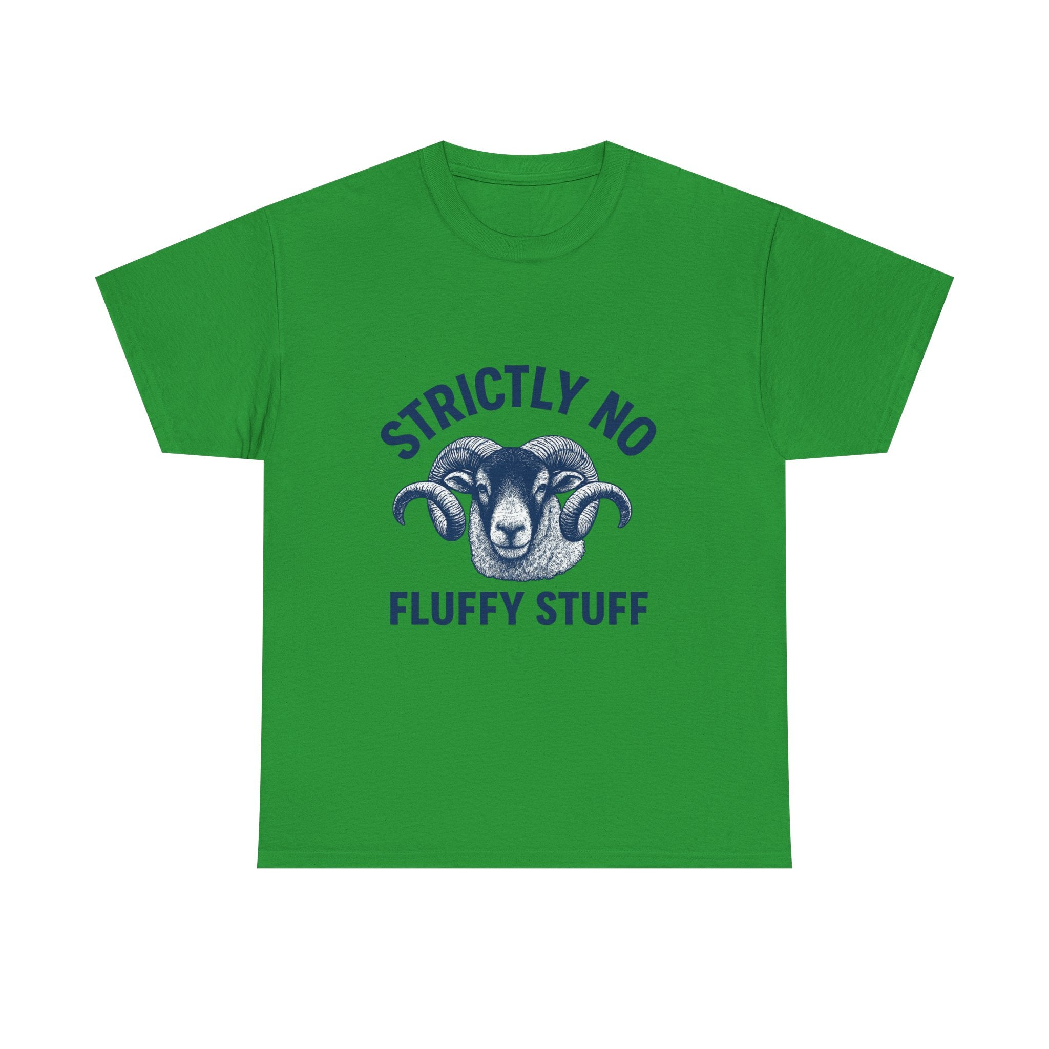 Short-Sleeve Tee — "Strictly No Fluffy Stuff" Ram Graphic T-Shirt