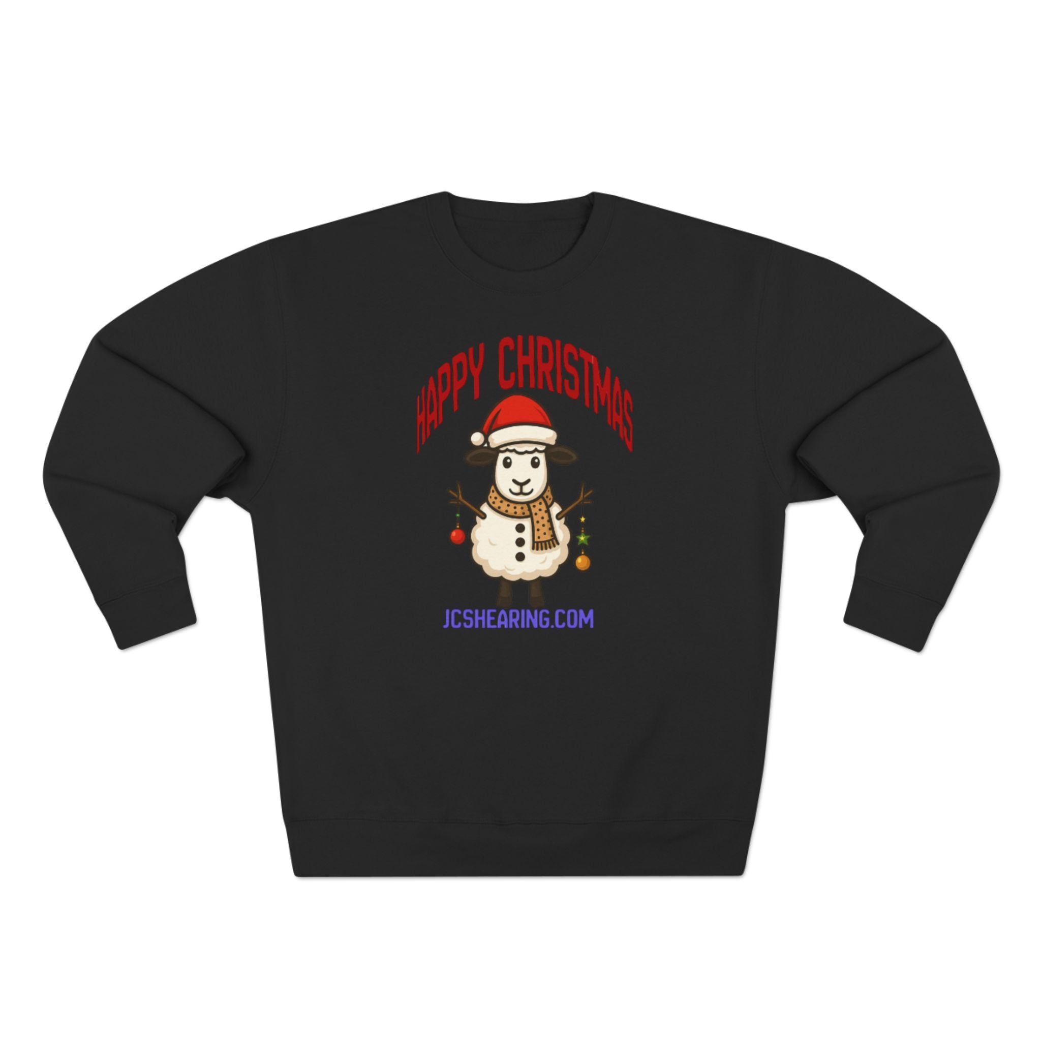 Happy Christmas Snowman Crewneck Sweatshirt