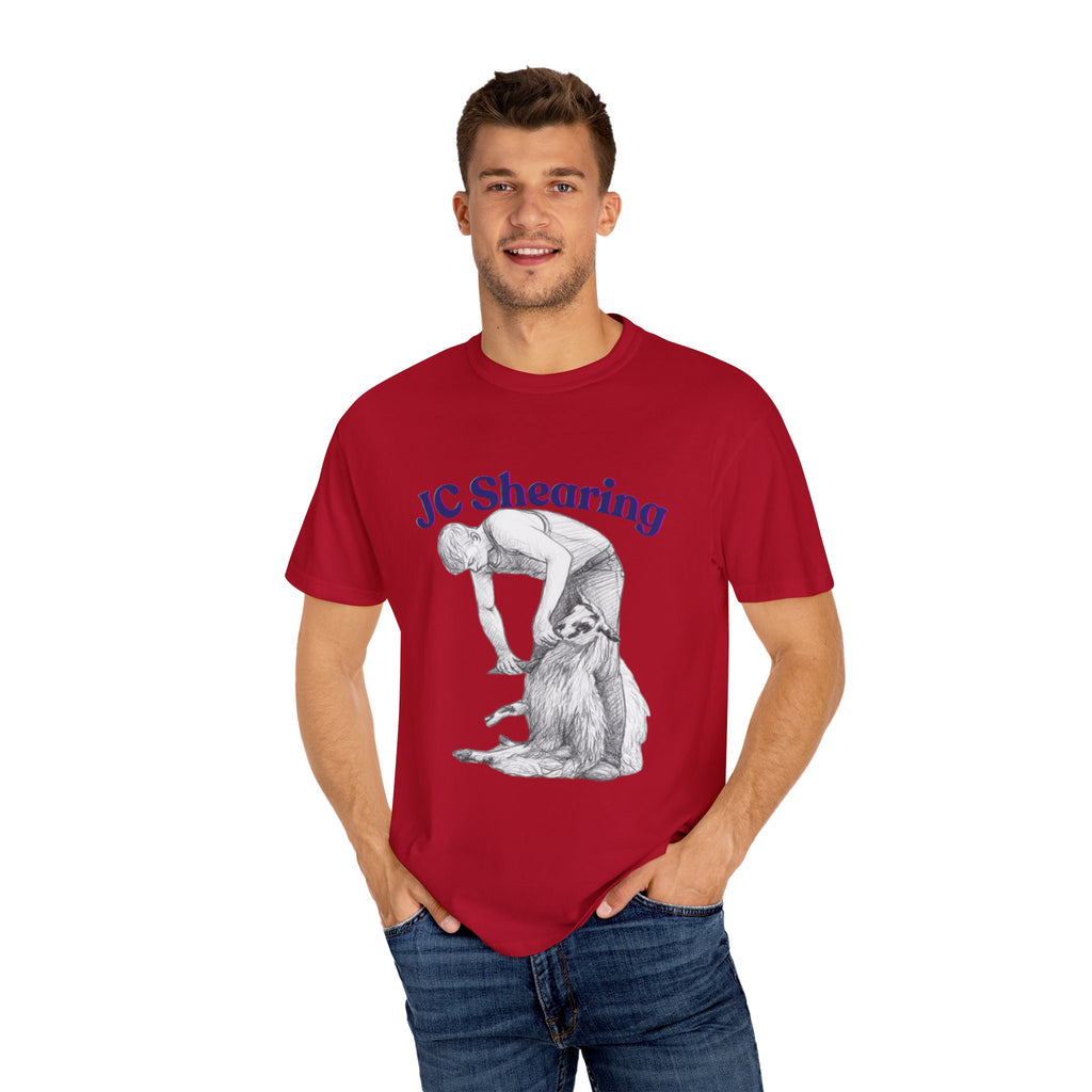 JC Monogram Chest Logo T-Shirt — Minimalist White Graphic Tee
