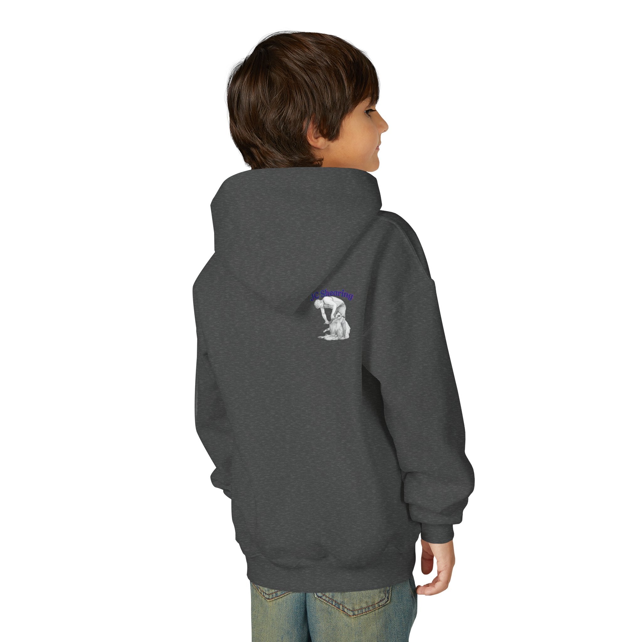 Kids Sheep Hoodie — Colorful Jumping Lambs Graphic Youth Hooded Sweatshirt