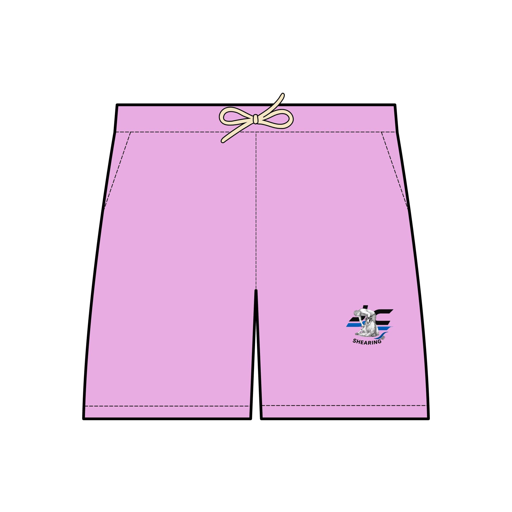 Lightweight Fleece Sweat Shorts — Small 'La Finestra' Embroidered Logo