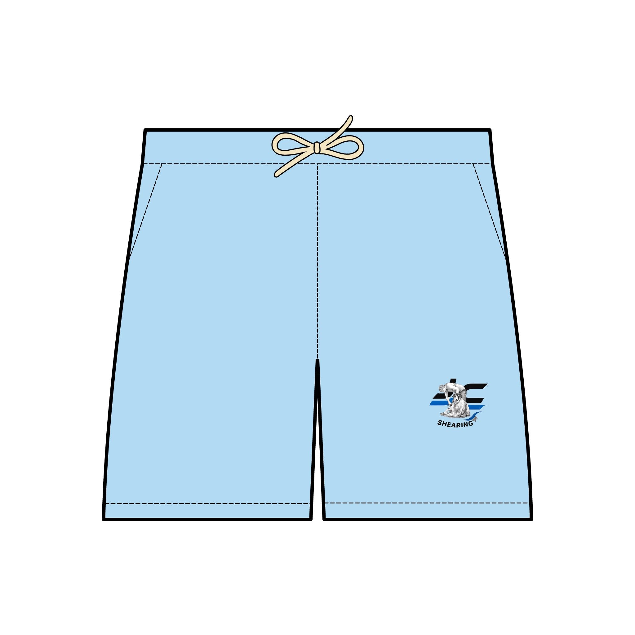 Lightweight Fleece Sweat Shorts — Small 'La Finestra' Embroidered Logo