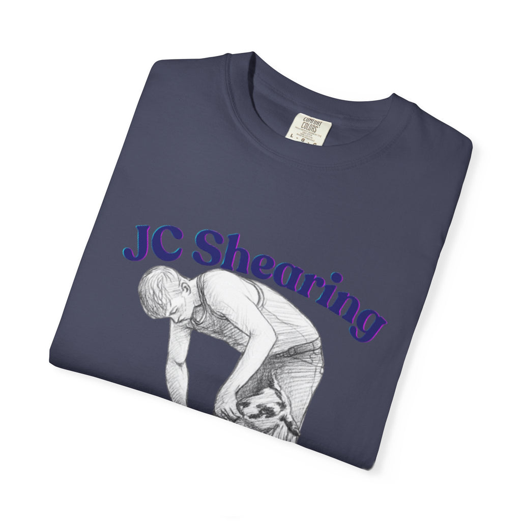 JC Monogram Chest Logo T-Shirt — Minimalist White Graphic Tee